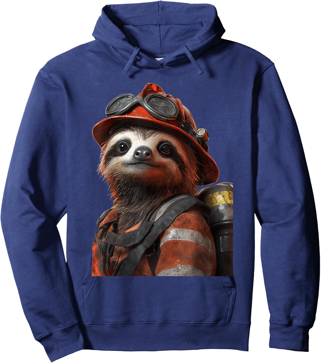 Sloth Firefighter Hoodie - Hoodie | Navy