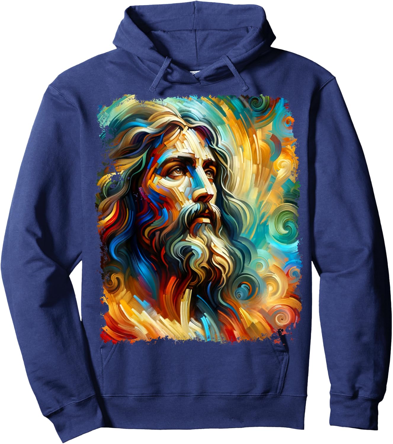 Jesus Christ Pop Art Hoodie - Hoodie | Navy