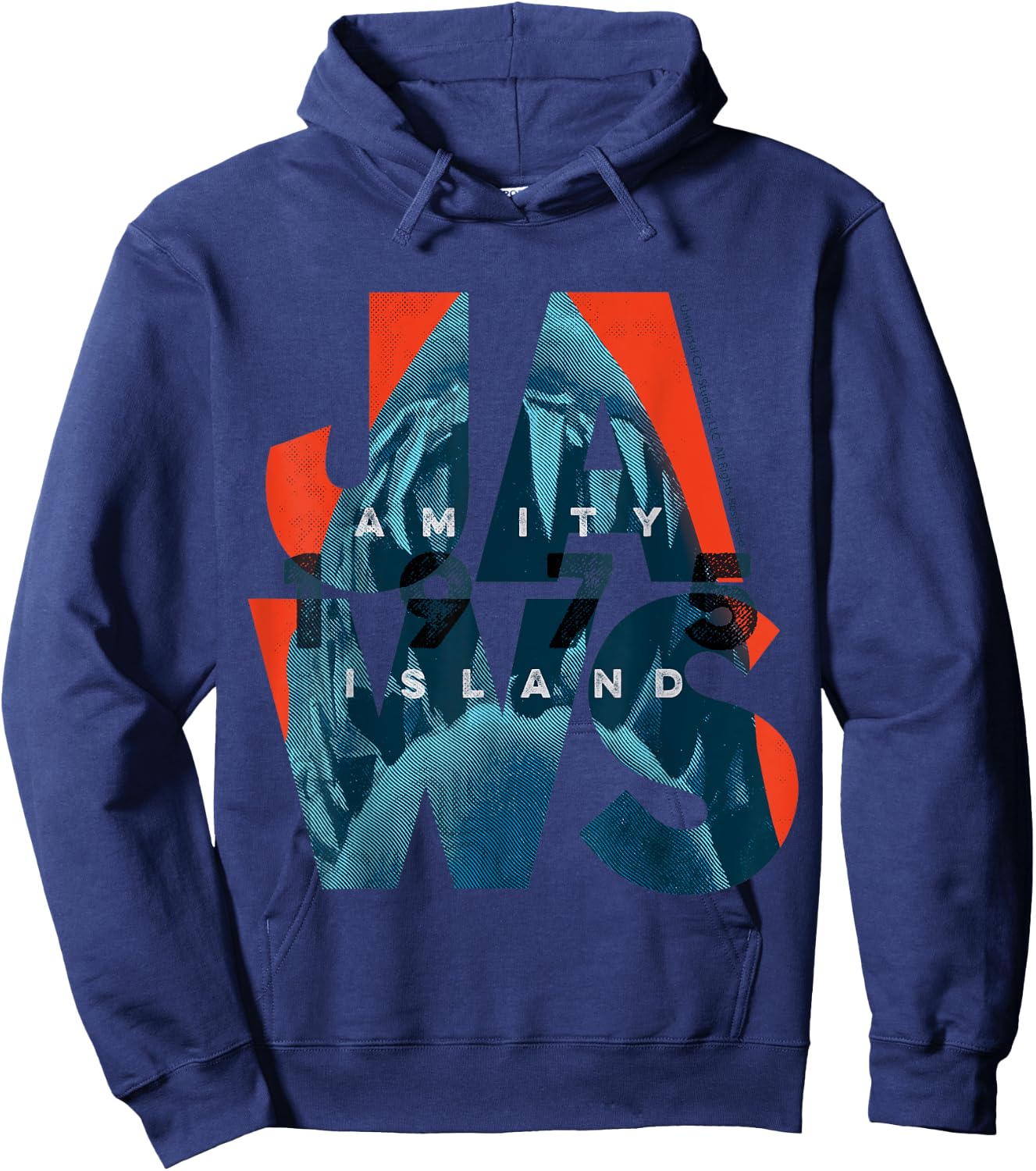 Amity Island 1975 Hoodie - Hoodie | Navy