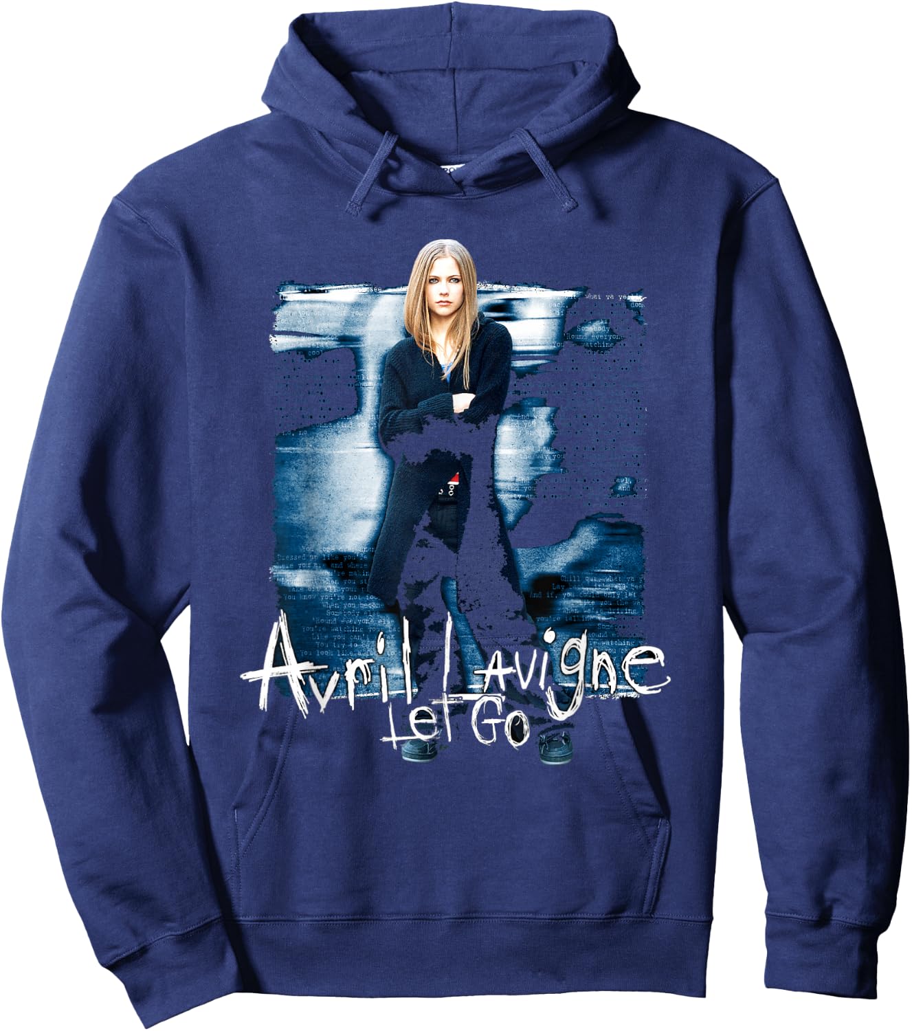 Official Avril Lavigne Let Go , black Hoodie - Hoodie | Navy