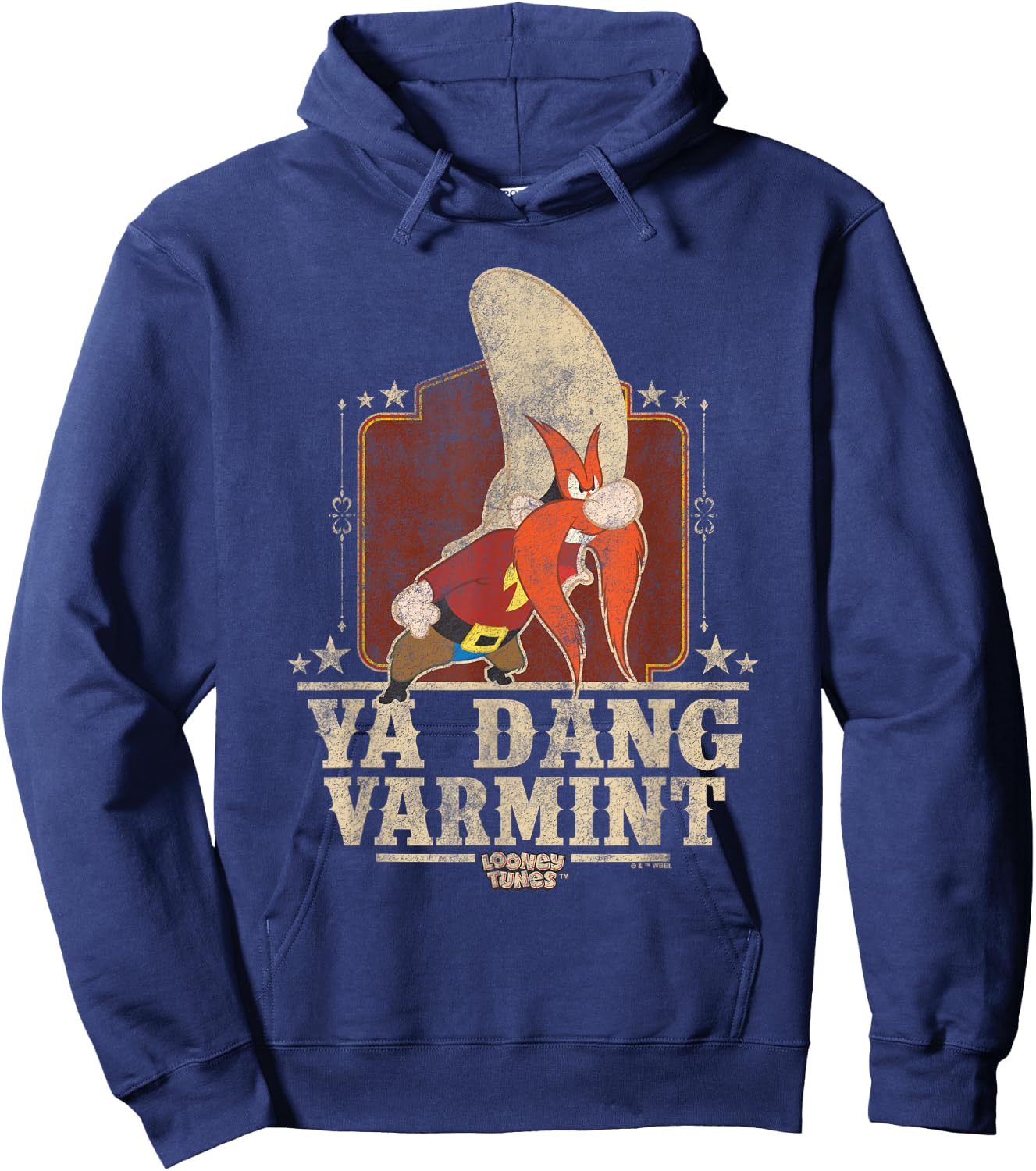 Looney Tunes Yosemite Same Varment Hoodie - Hoodie | Navy