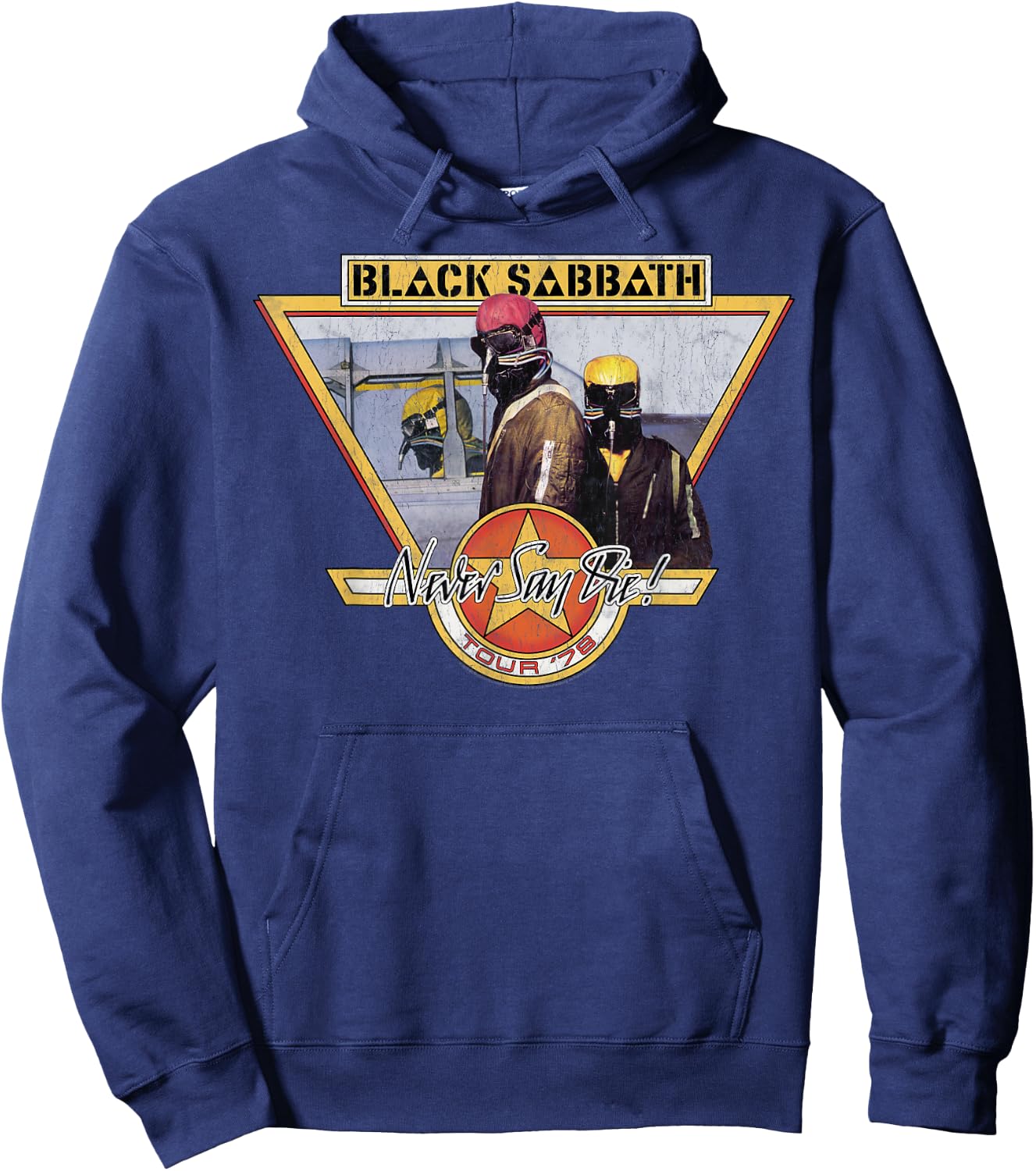 Black Sabbath Never Say Die Hoodie - Hoodie | Navy
