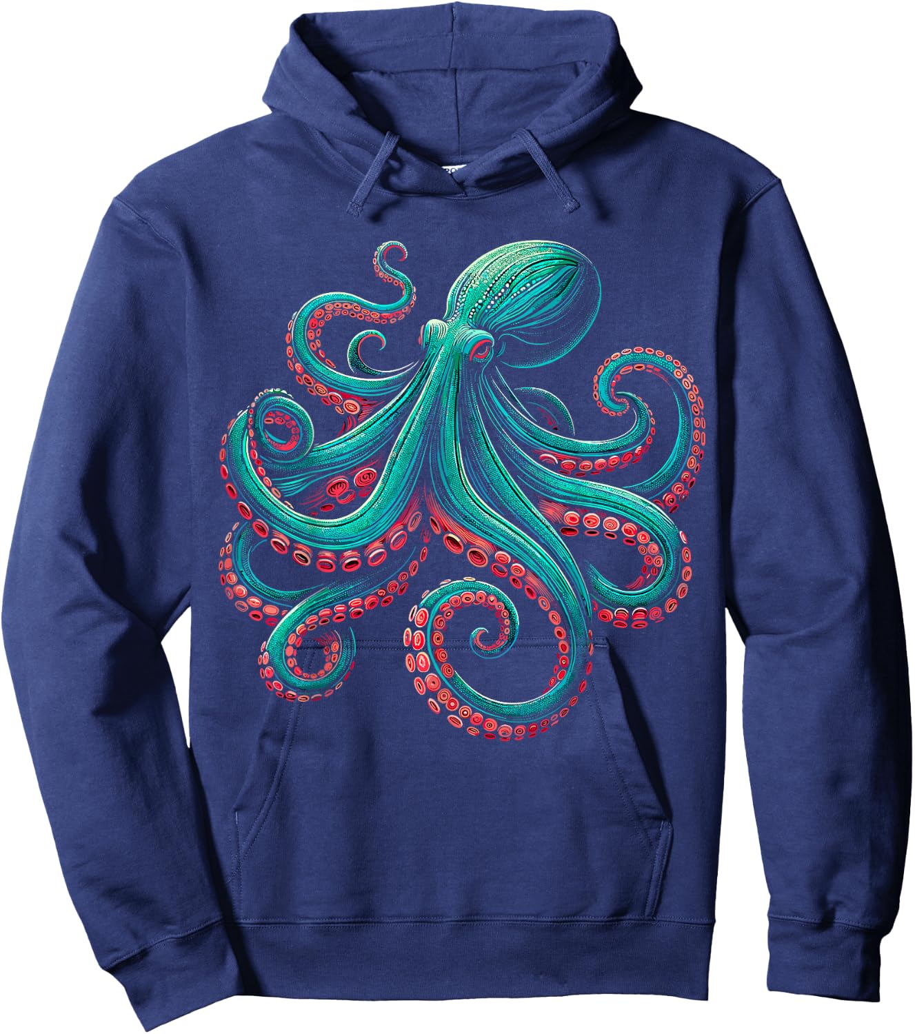 Octopus Kraken Ocean Hoodie - Hoodie | Navy