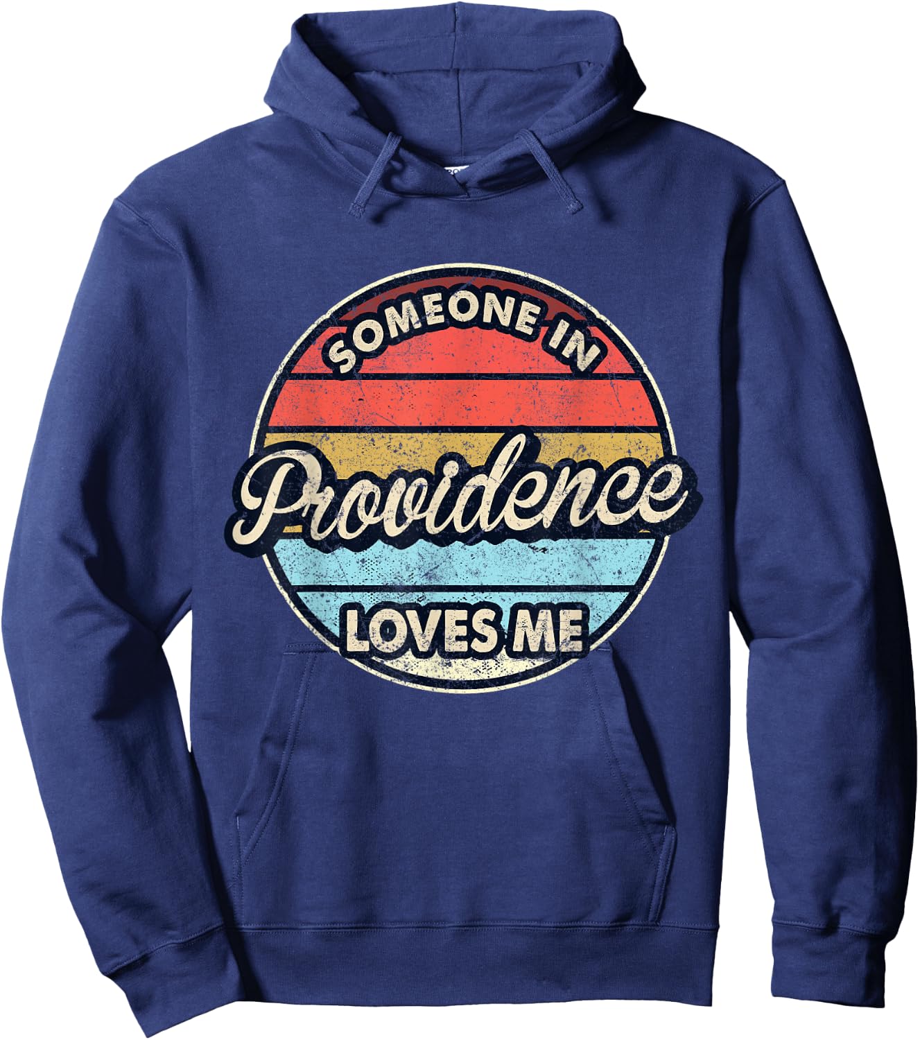 Someone In Providence Loves Me City US USA Hoodie - Hoodie | Navy