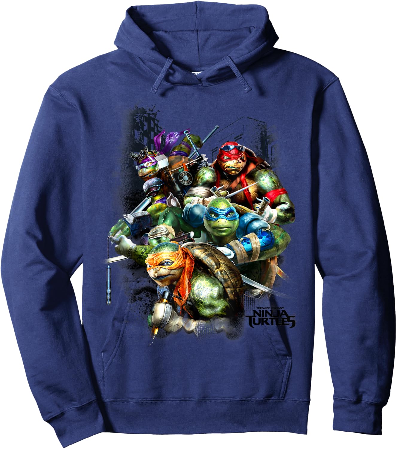 Teenage Mutant Ninja Turtle Movie Graphic Hoodie - Hoodie | Navy