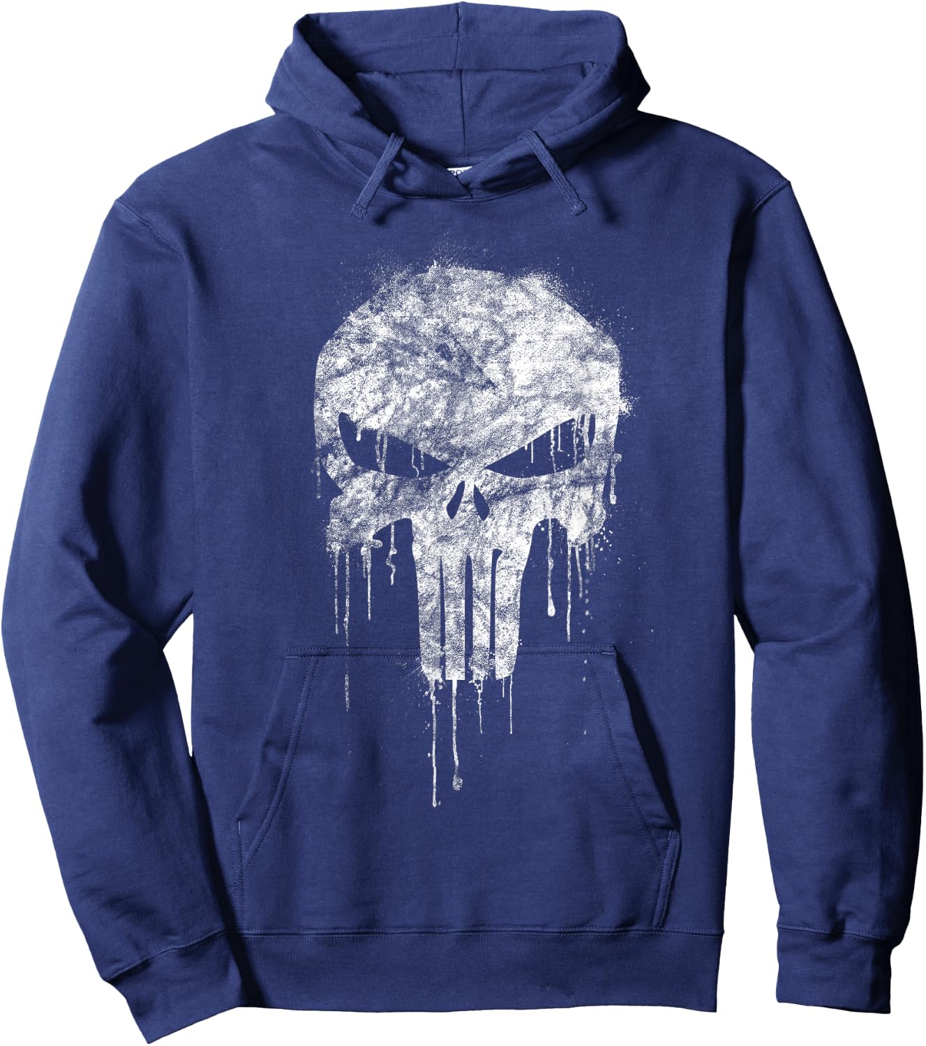 Marvel The Punisher White , black Hoodie - Hoodie | Navy
