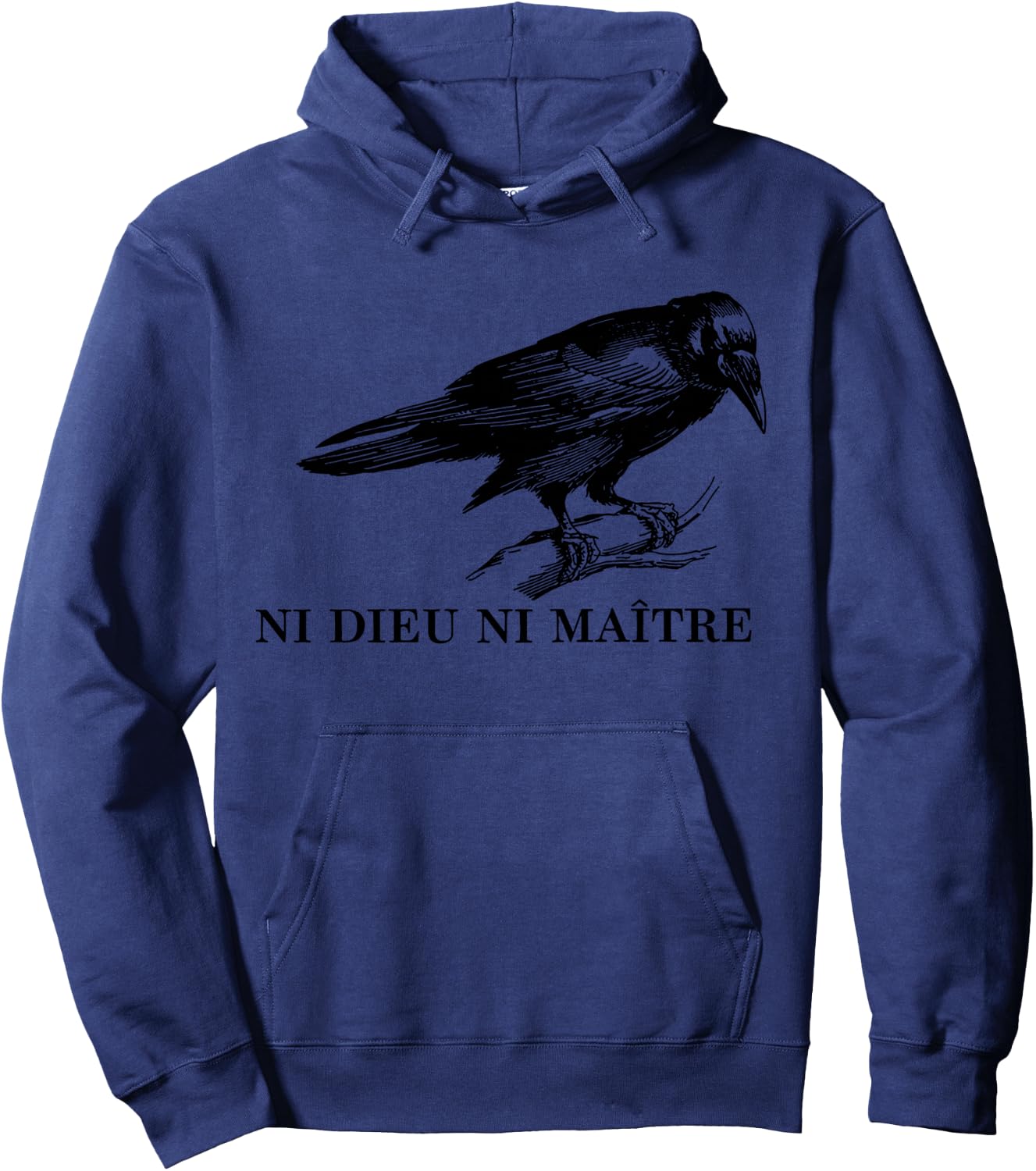 Ni Dieu Ni Maître Hoodie - Hoodie | Navy