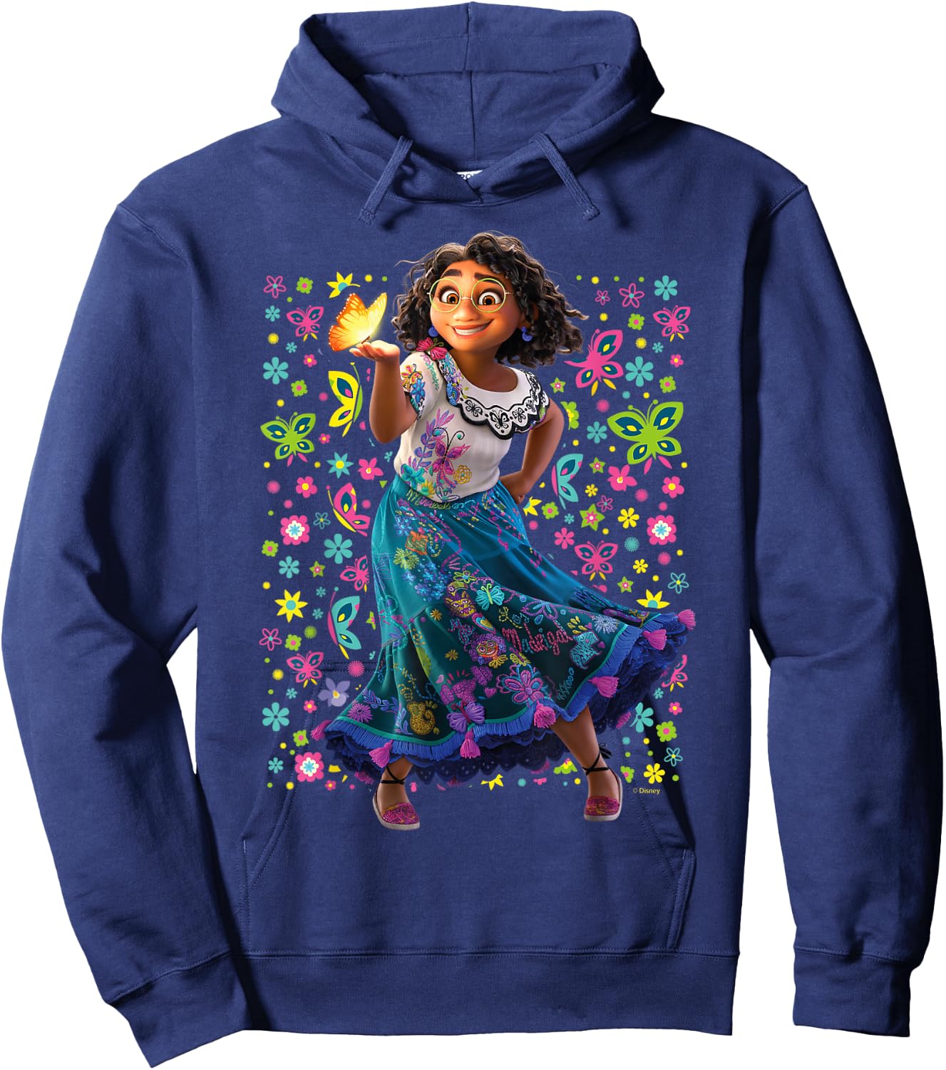 Encanto - Maribel Magic Glowing Butterflies Hoodie - Hoodie | Navy