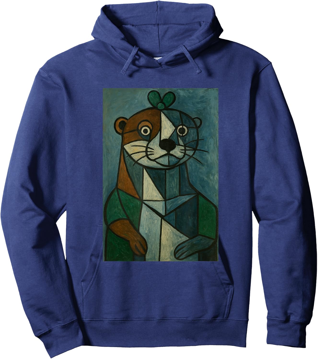 Art - Picasso Otter Hoodie - Hoodie | Navy