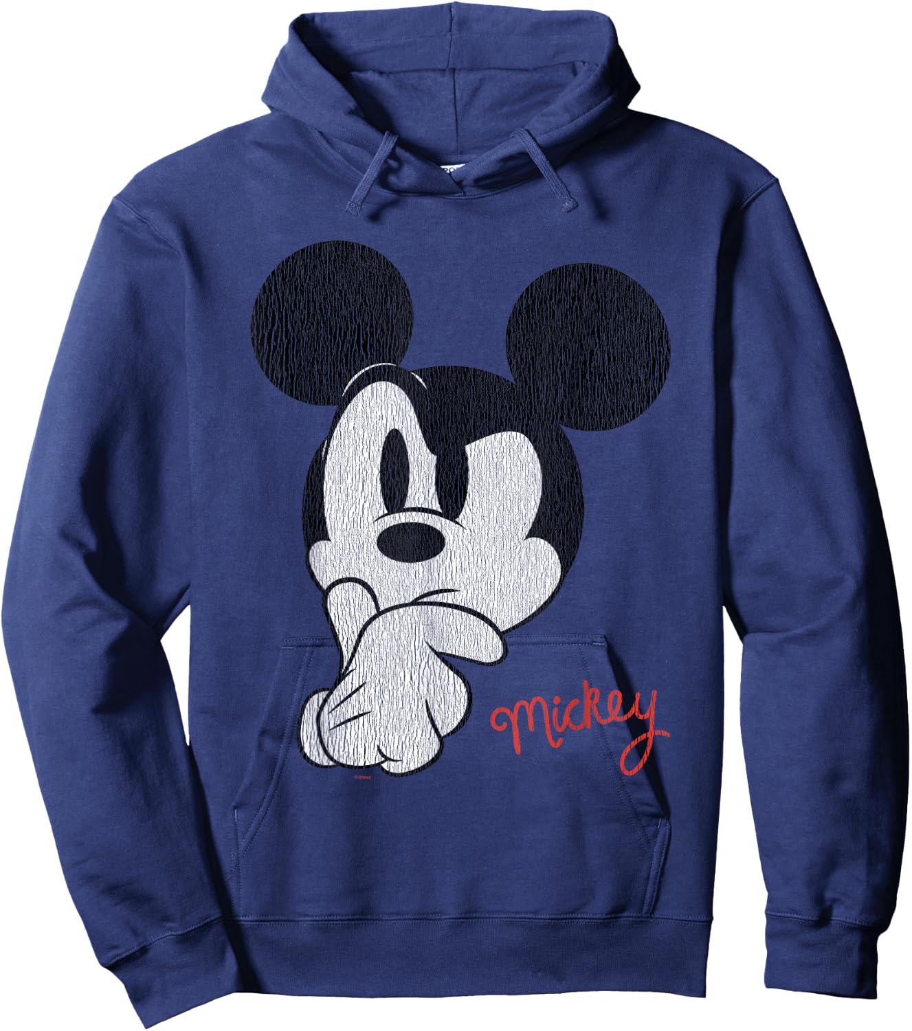 Mickey Mouse Distressed Ponder Hoodie - Hoodie | Navy