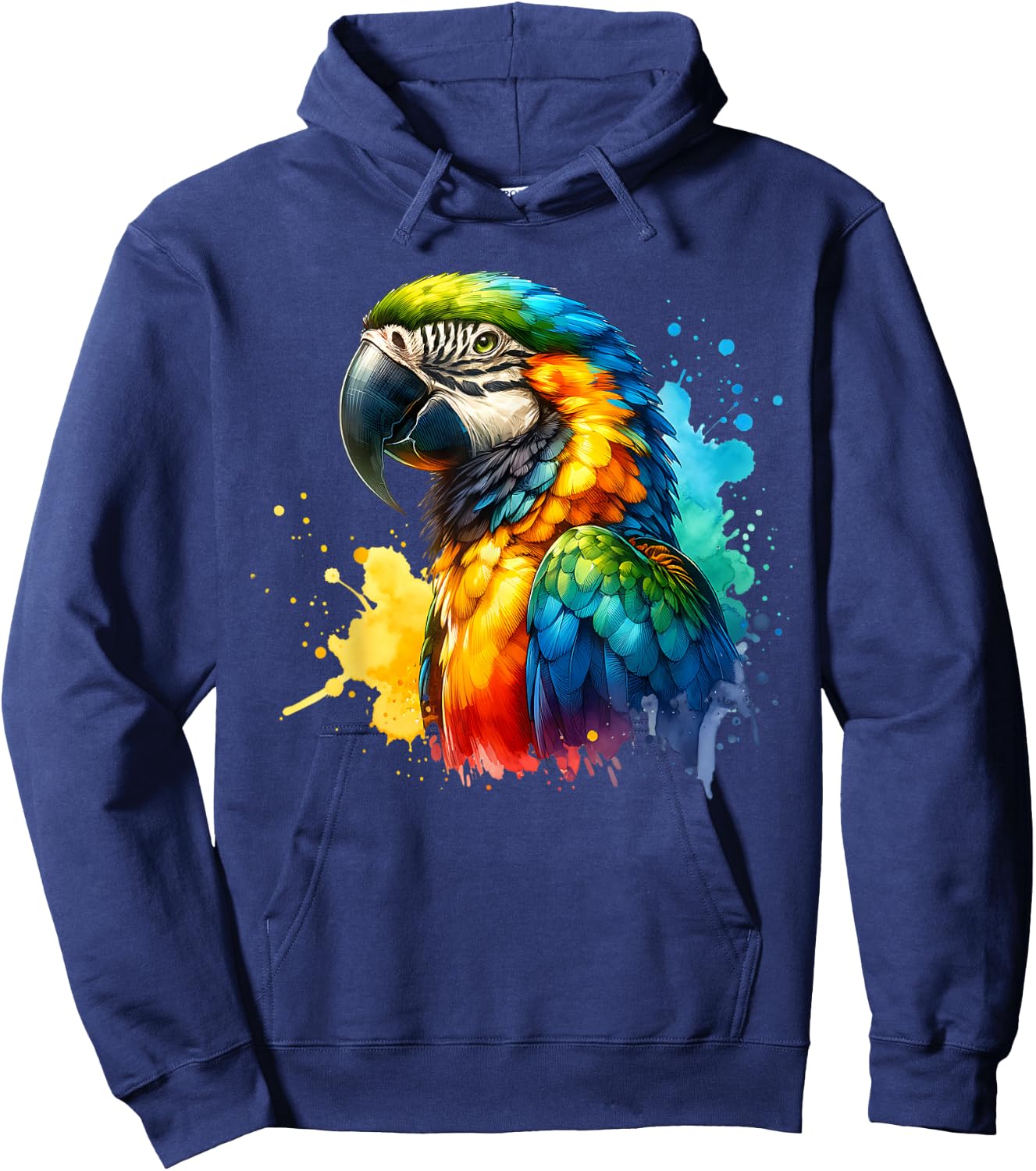 Macaw Parrot Parrot Hoodie - Hoodie | Navy