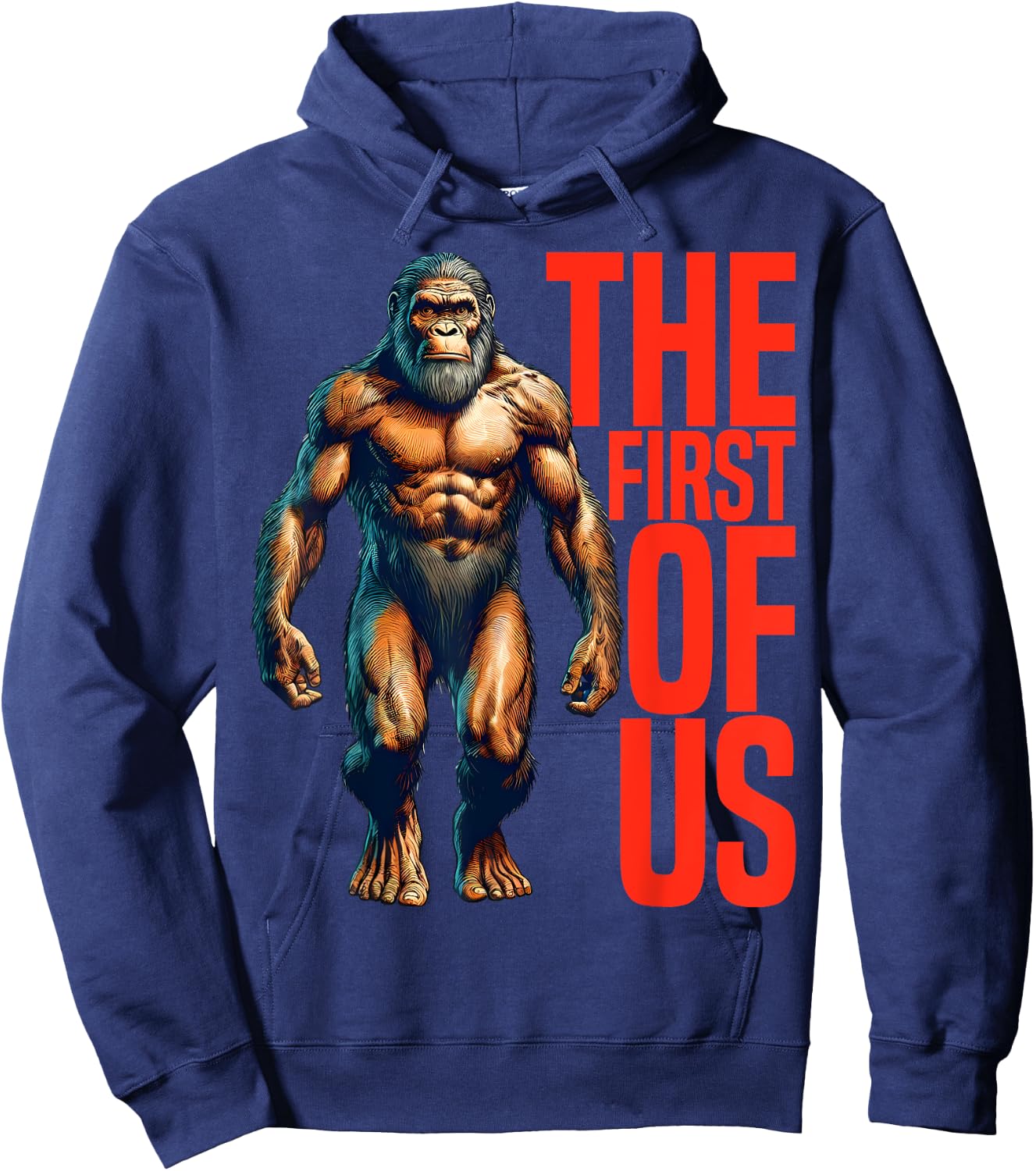 Neanderthal Homo Habilis Hoodie - Hoodie | Navy