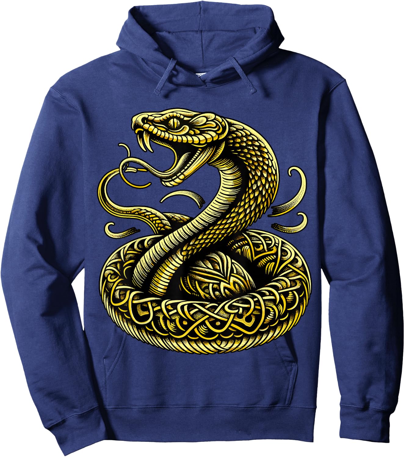 Golden Snake Hoodie - Hoodie | Navy