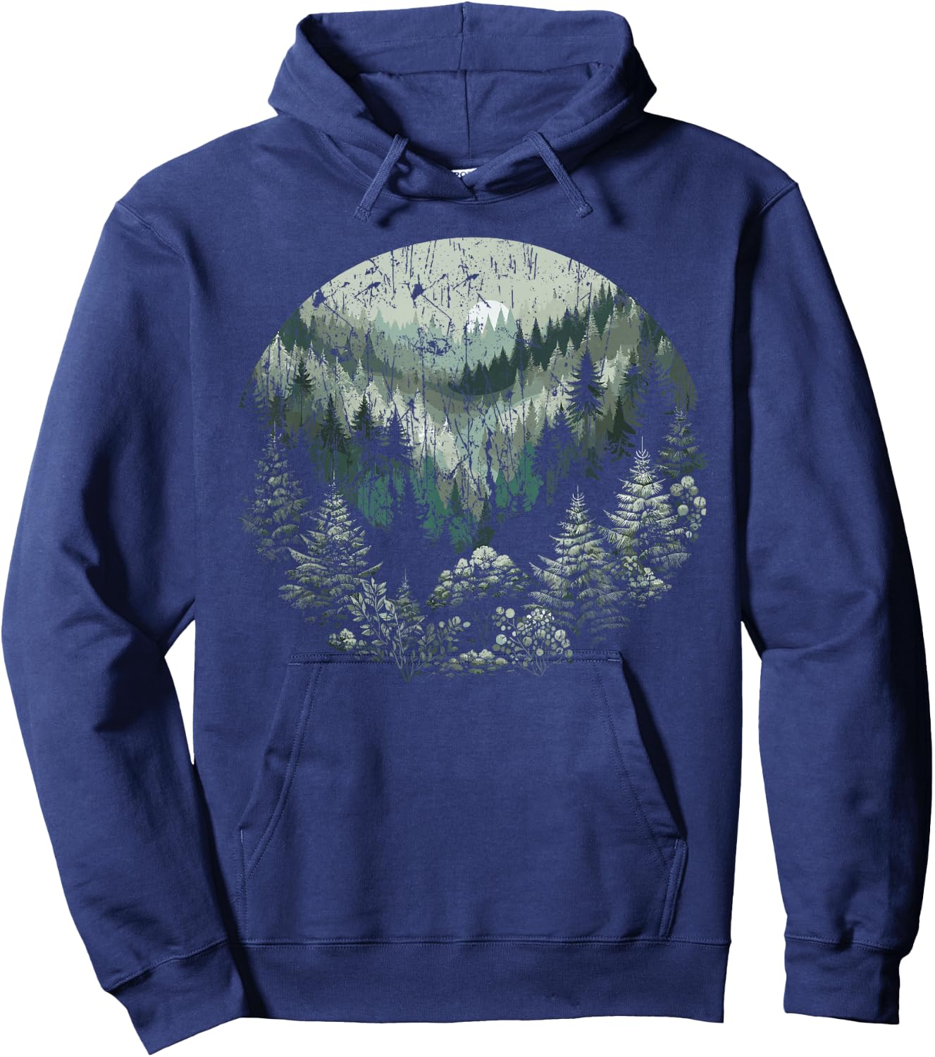 Nature Wildlife Trees Outdoor Forest Hoodie - Hoodie | Navy