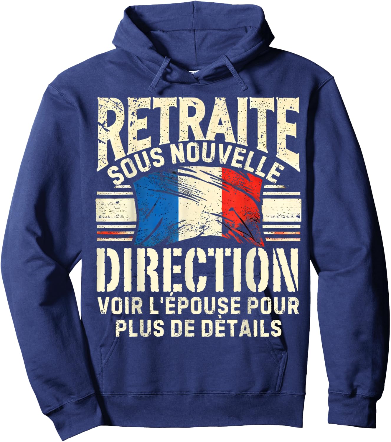 Retirement 2025 Man Retired 2025 , Black, S Hoodie - Hoodie | Navy