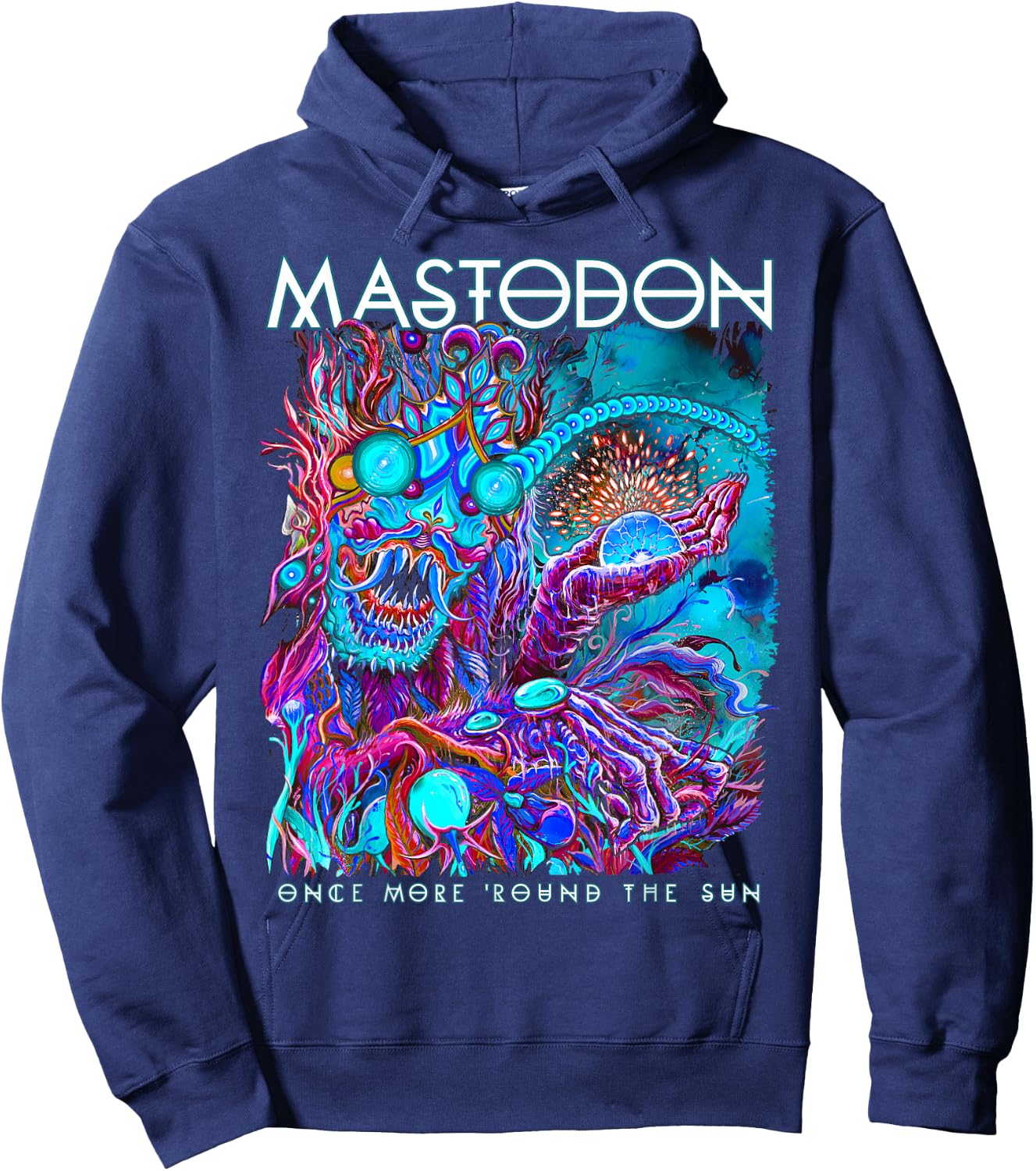 Mastodon – OMRTS Blue Beast , Black, S Hoodie - Hoodie | Navy