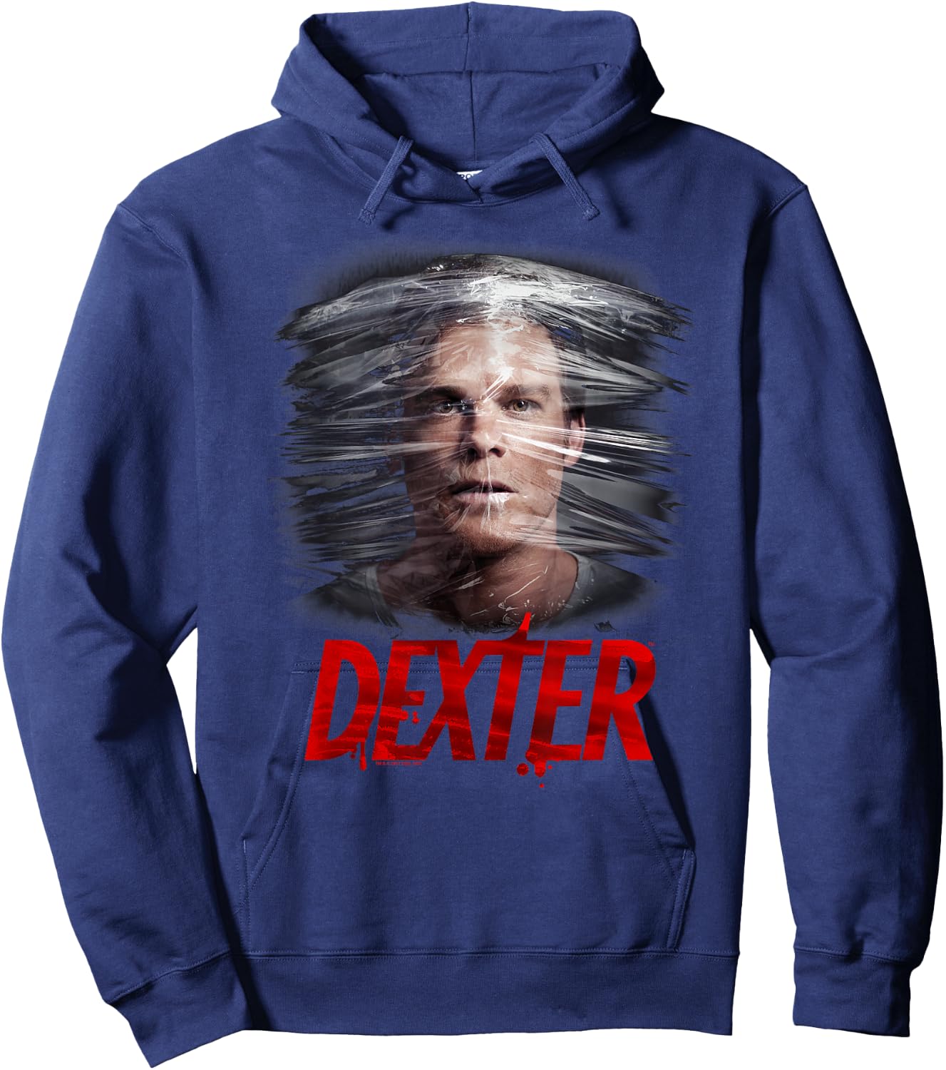 Dexter Plastic Wrap , black Hoodie - Hoodie | Navy