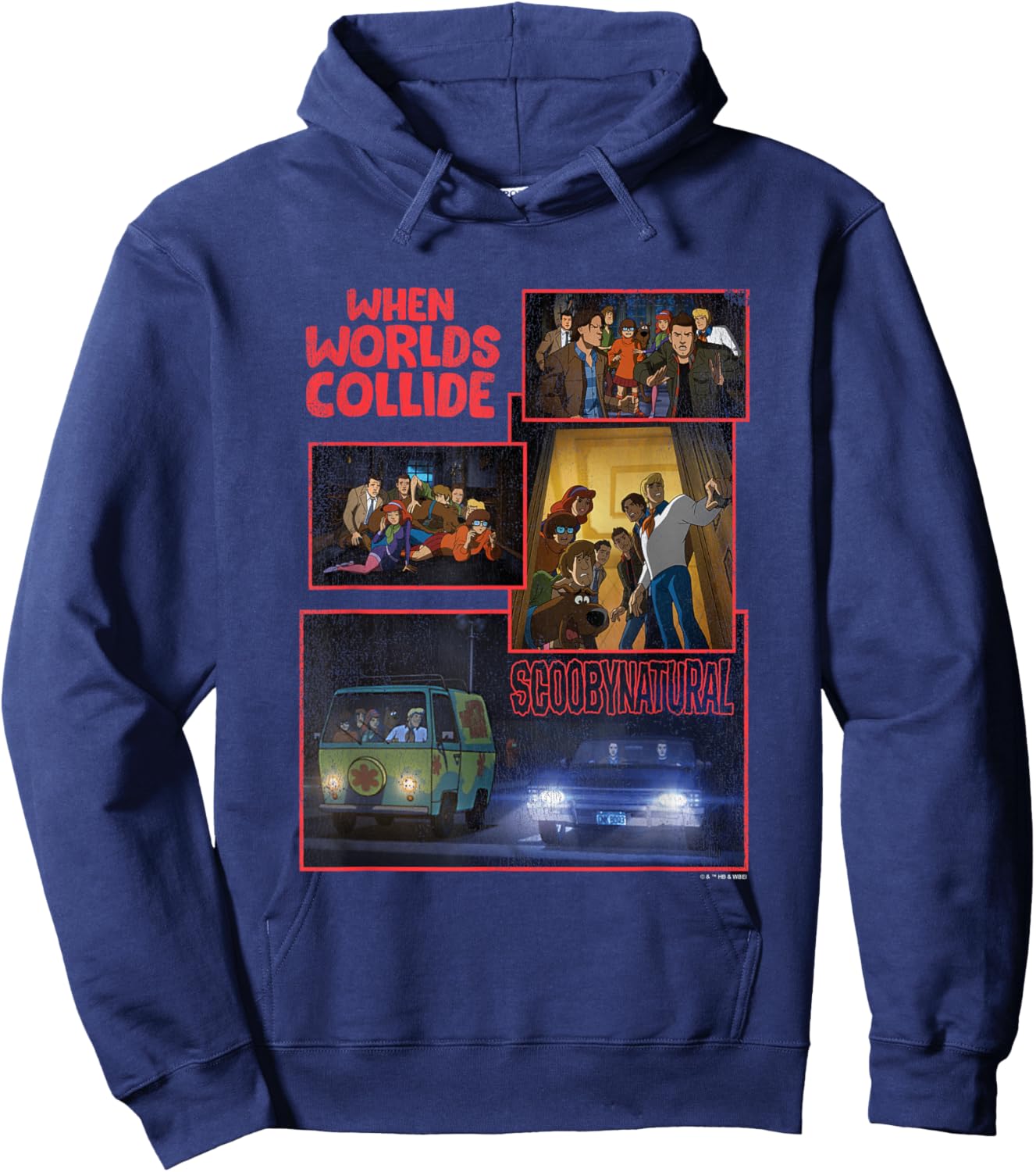 Scooby-Doo Scoobynatural When Worlds Collide Hoodie - Hoodie | Navy