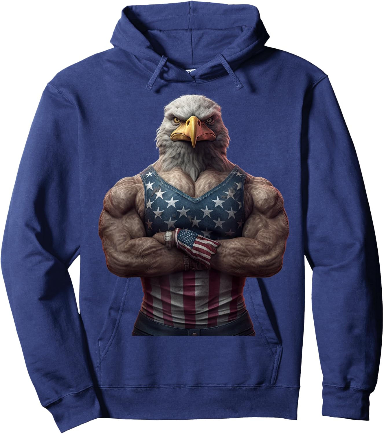 Buff American Eagle USA Hoodie - Hoodie | Navy