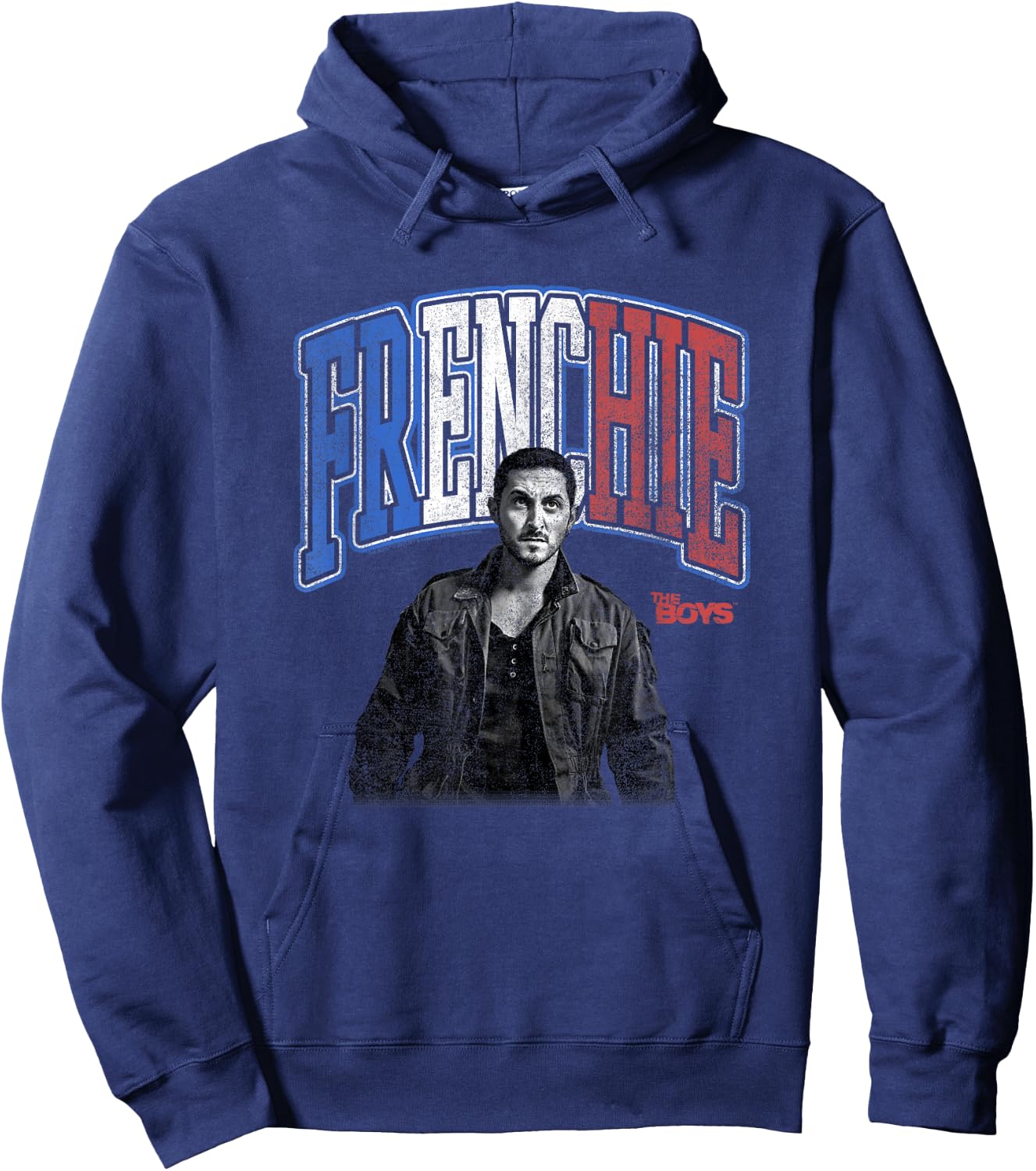 The Boys Frenchie Flag Photo Hoodie - Hoodie | Navy