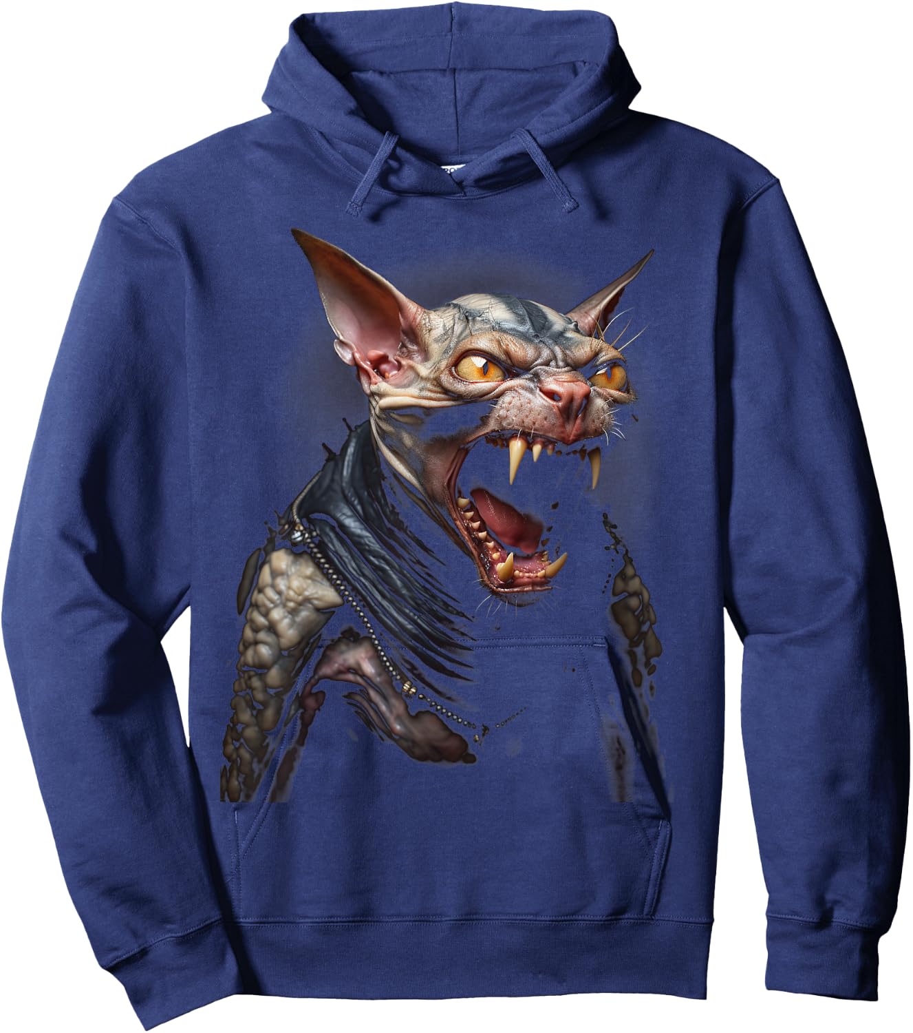 Cat Sphynx breeds funny Kitty Kitten Cat Sphynx Hoodie - Hoodie | Navy