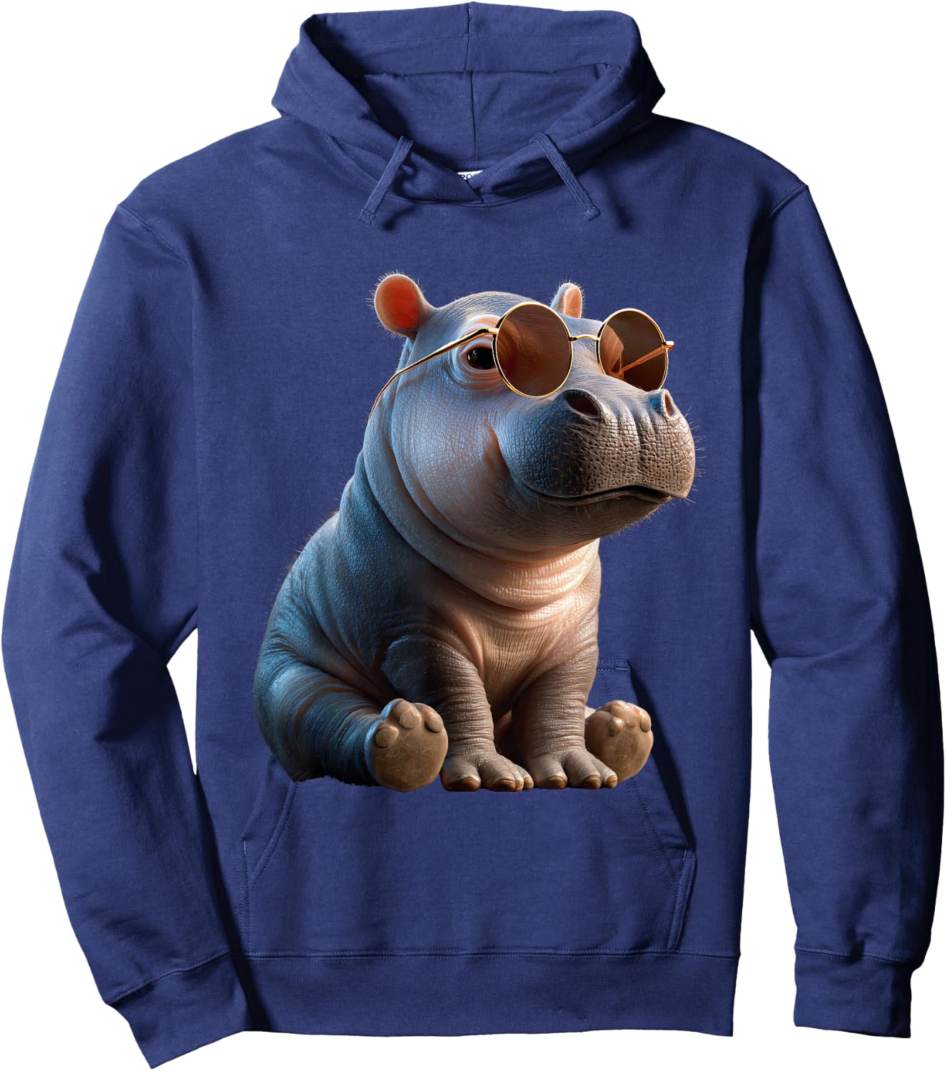 Hippo Hippo Hippopotamus Sweet Hippos Hoodie - Hoodie | Navy