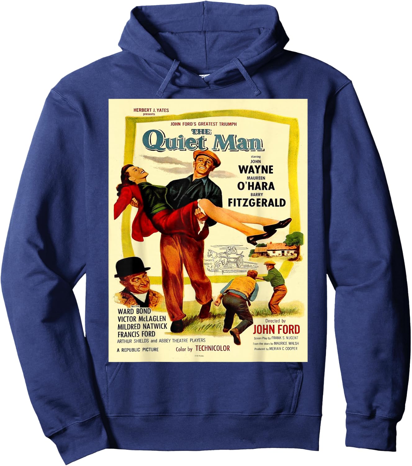 Vintage poster - The Quiet Man Hoodie - Hoodie | Navy