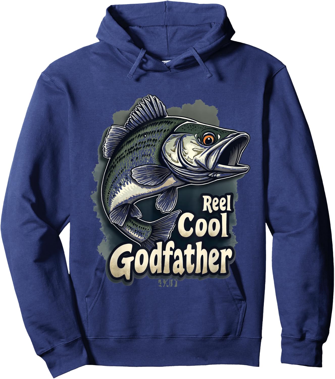 Reel Cool Godfather Fishing Godfather Hoodie - Hoodie | Navy