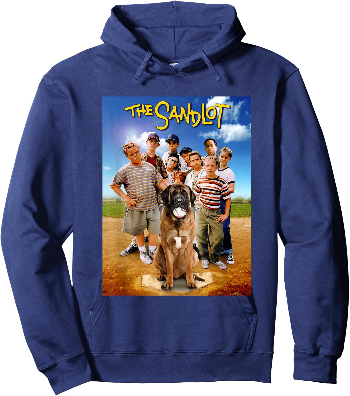 The Sandlot Baseball Field Group Dog Poster Hoodie - Hoodie | Navy