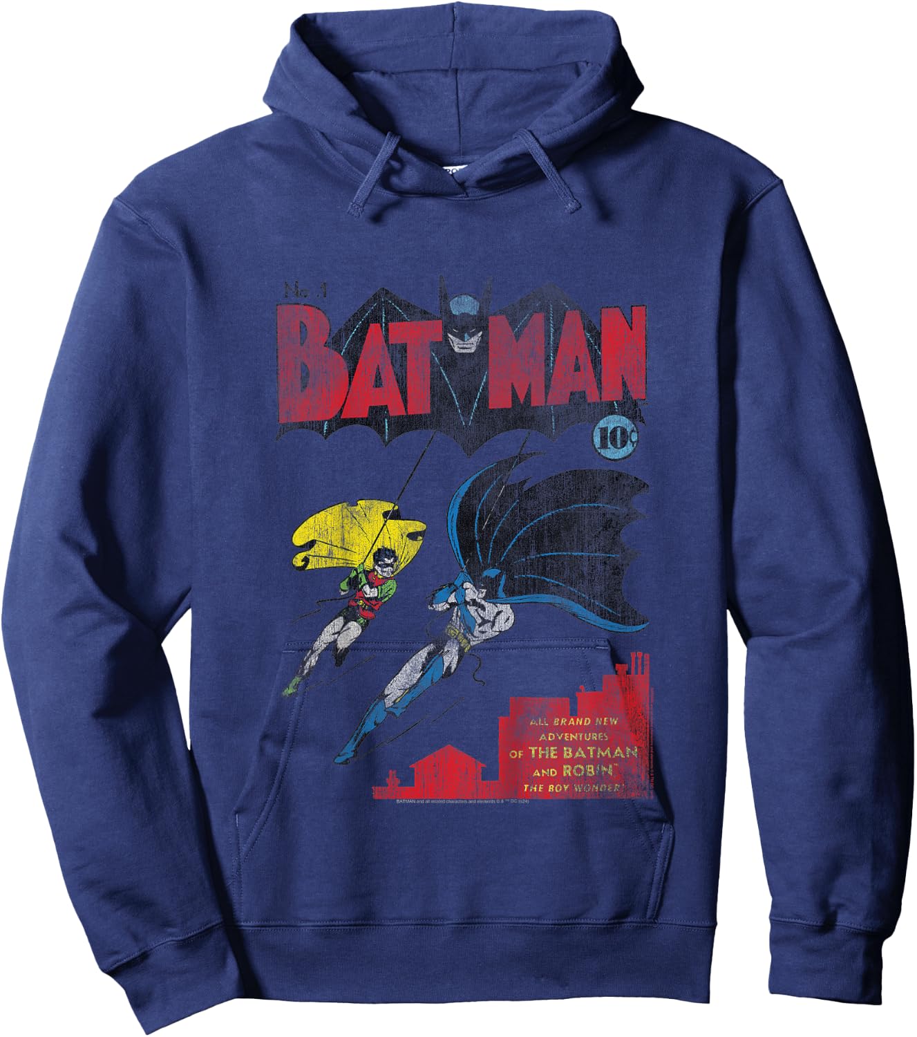 Kids Batman Issue 1 Cover Camiseta Hoodie - Hoodie | Navy