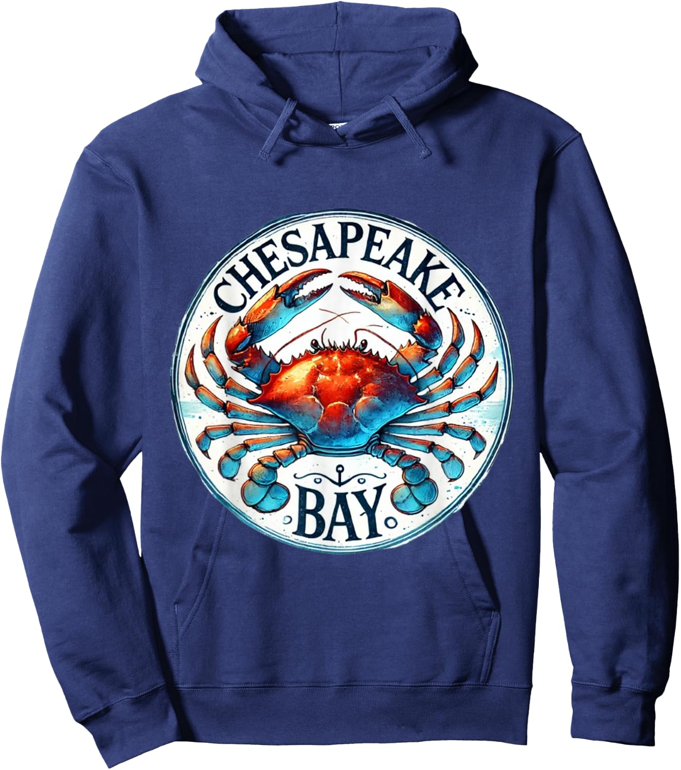 Chesapeake Bay Crab Hoodie - Hoodie | Navy