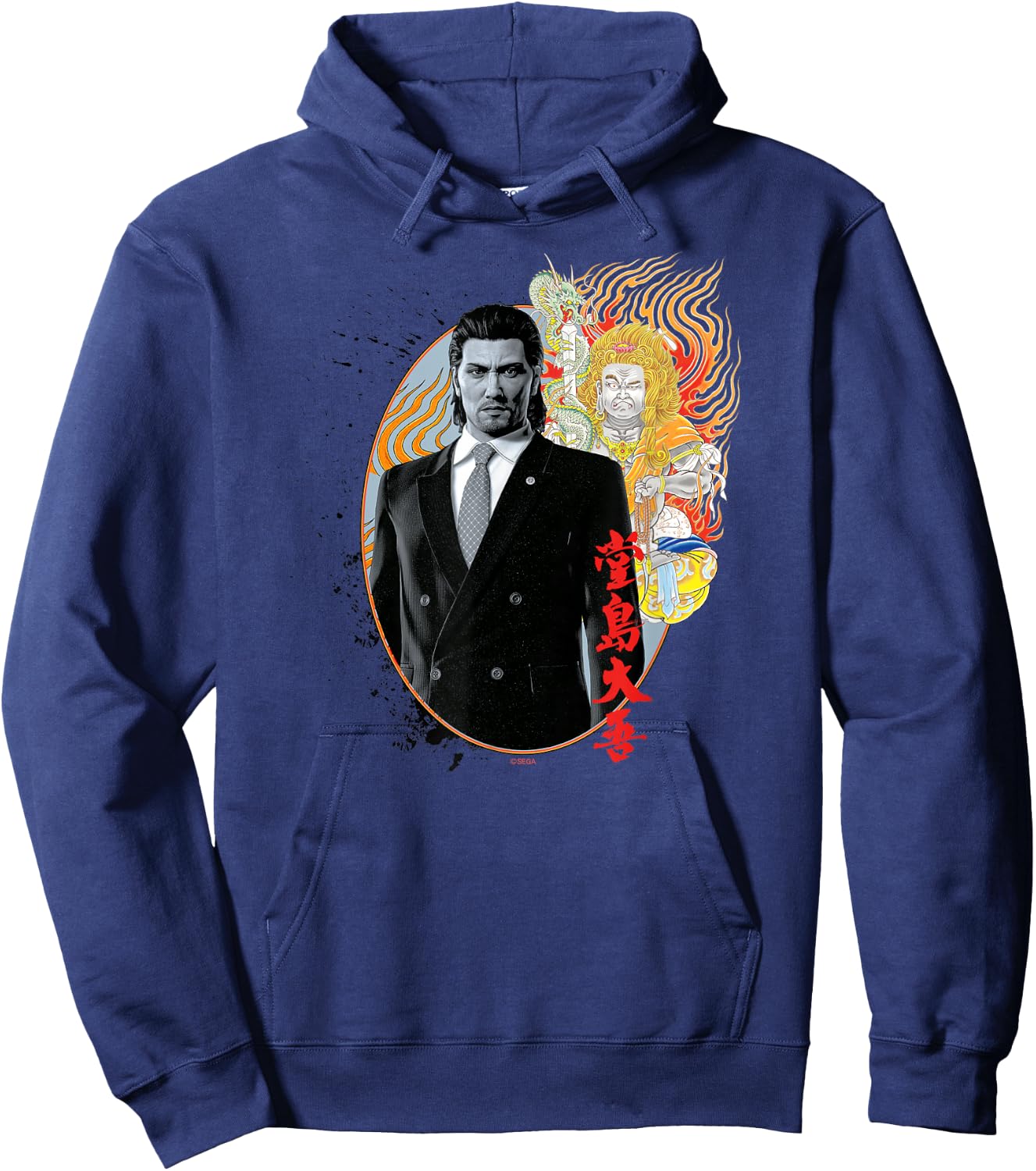 SEGA Like a Dragon & Yakuza Daigo Dojima Hoodie - Hoodie | Navy