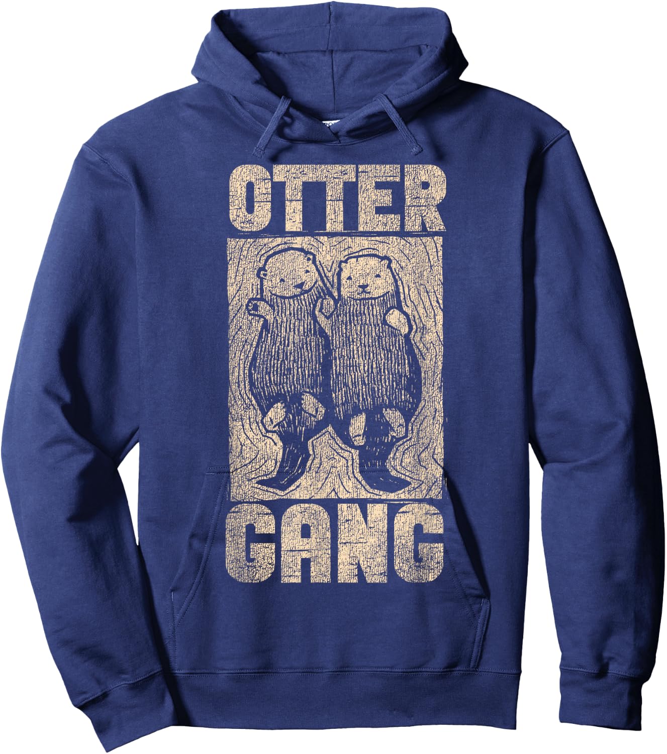 Otter Otter Gang Hoodie - Hoodie | Navy