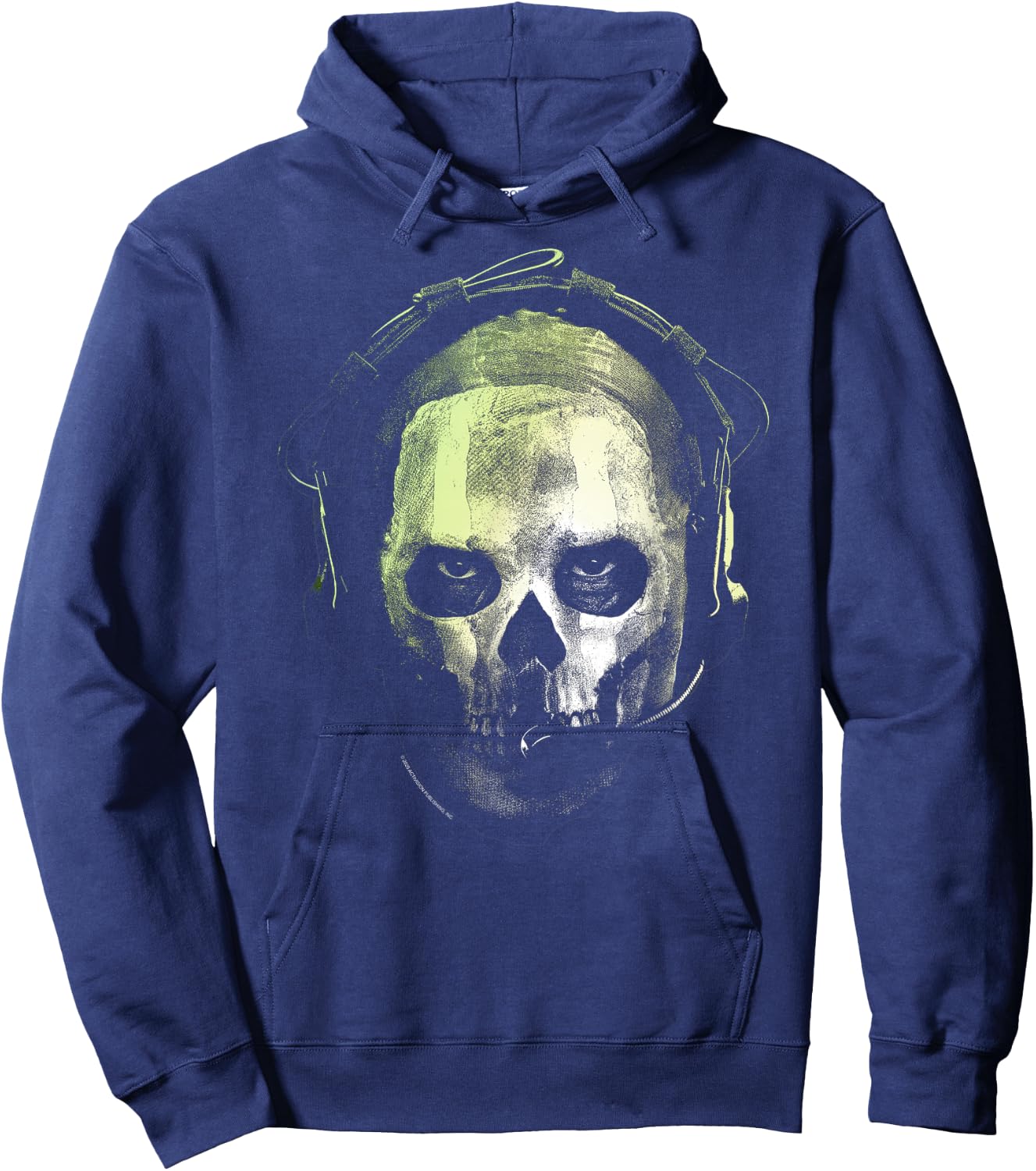 Call of Duty Ghost Skull Portrait Video Game Hoodie - Hoodie | Navy