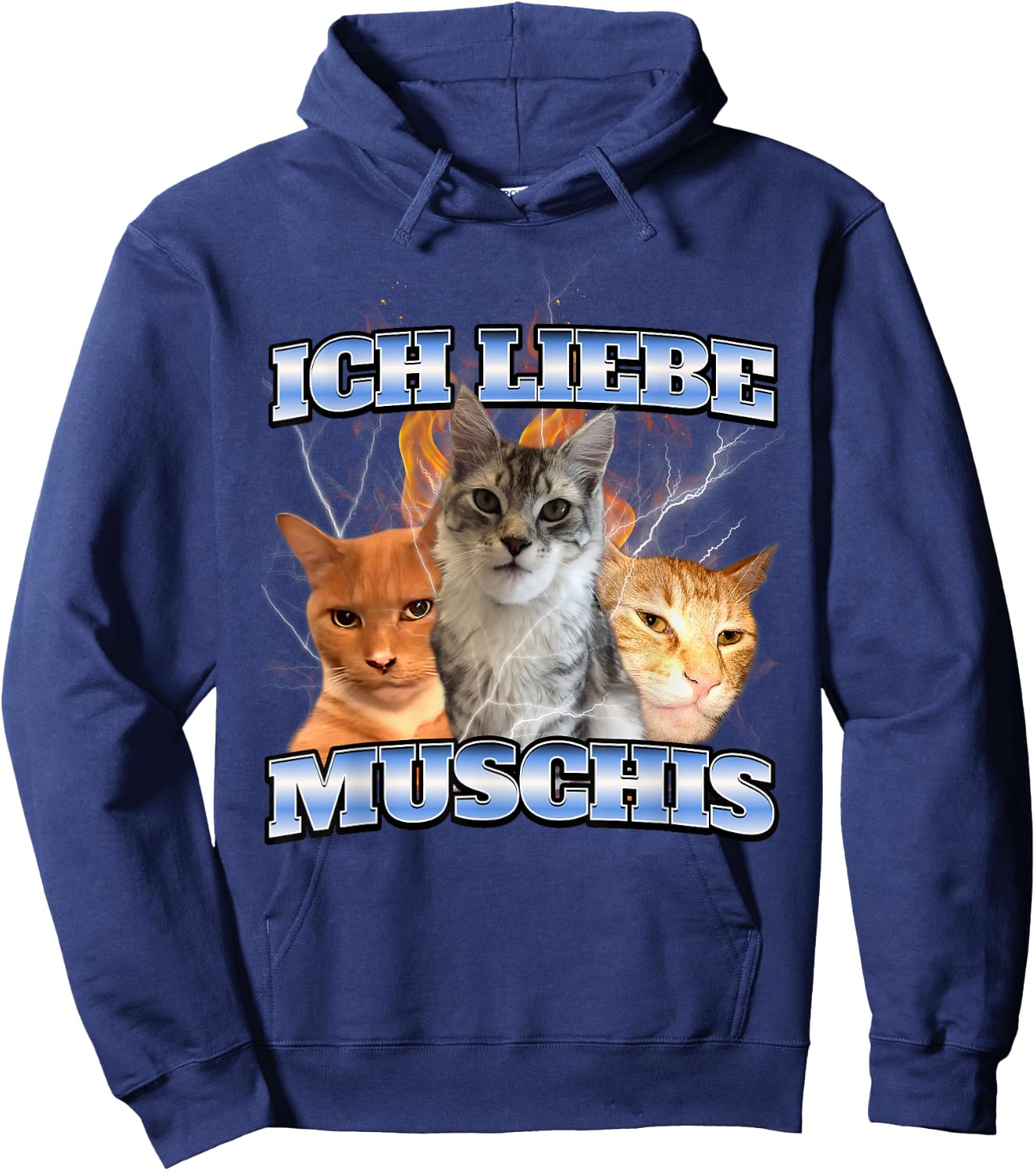 Ich liebe Muschis Hoodie - Hoodie | Navy