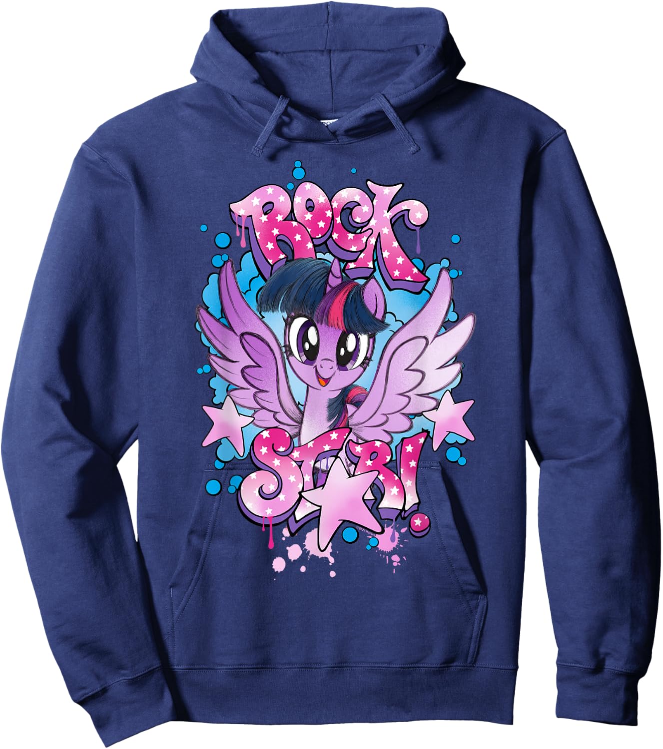My Little Pony Twilight Sparkle Rock Star Hoodie - Hoodie | Navy