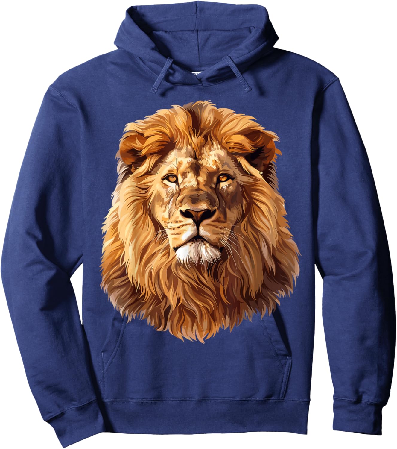 Lion , black Hoodie - Hoodie | Navy