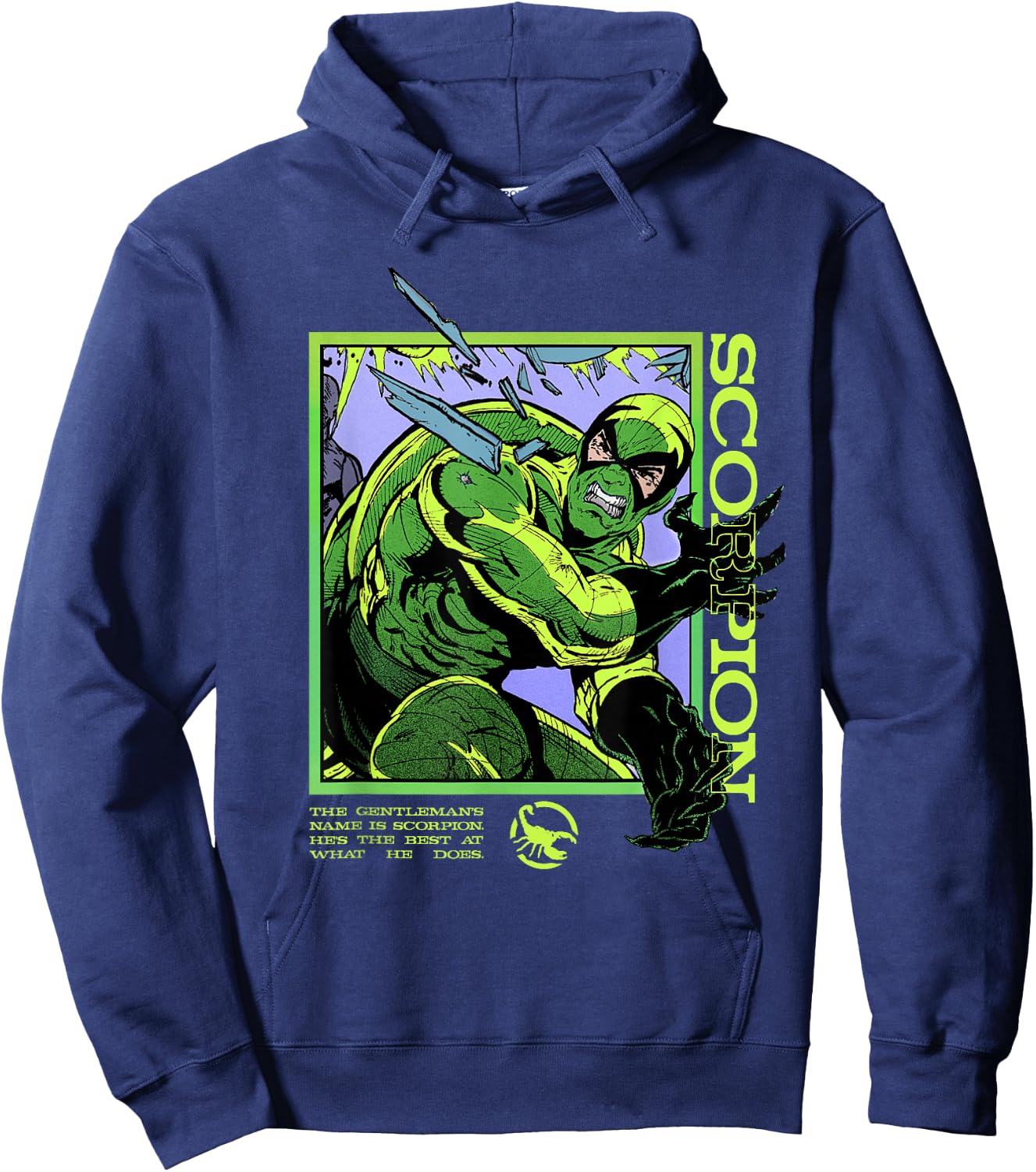 Marvel Comics Spider-Man Scorpion Profile Hoodie - Hoodie | Navy