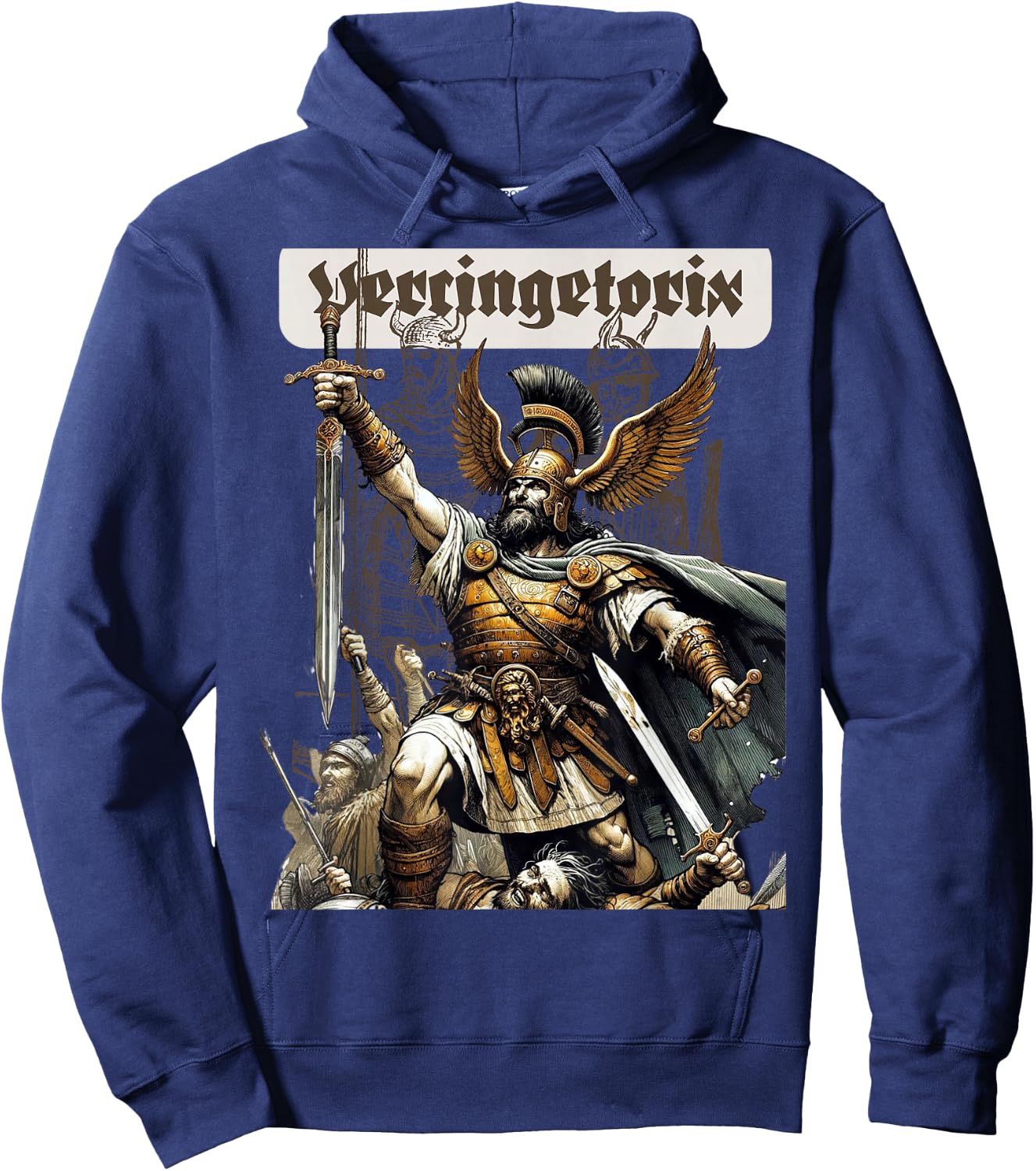 Vercingetorix , Black, S Hoodie - Hoodie | Navy