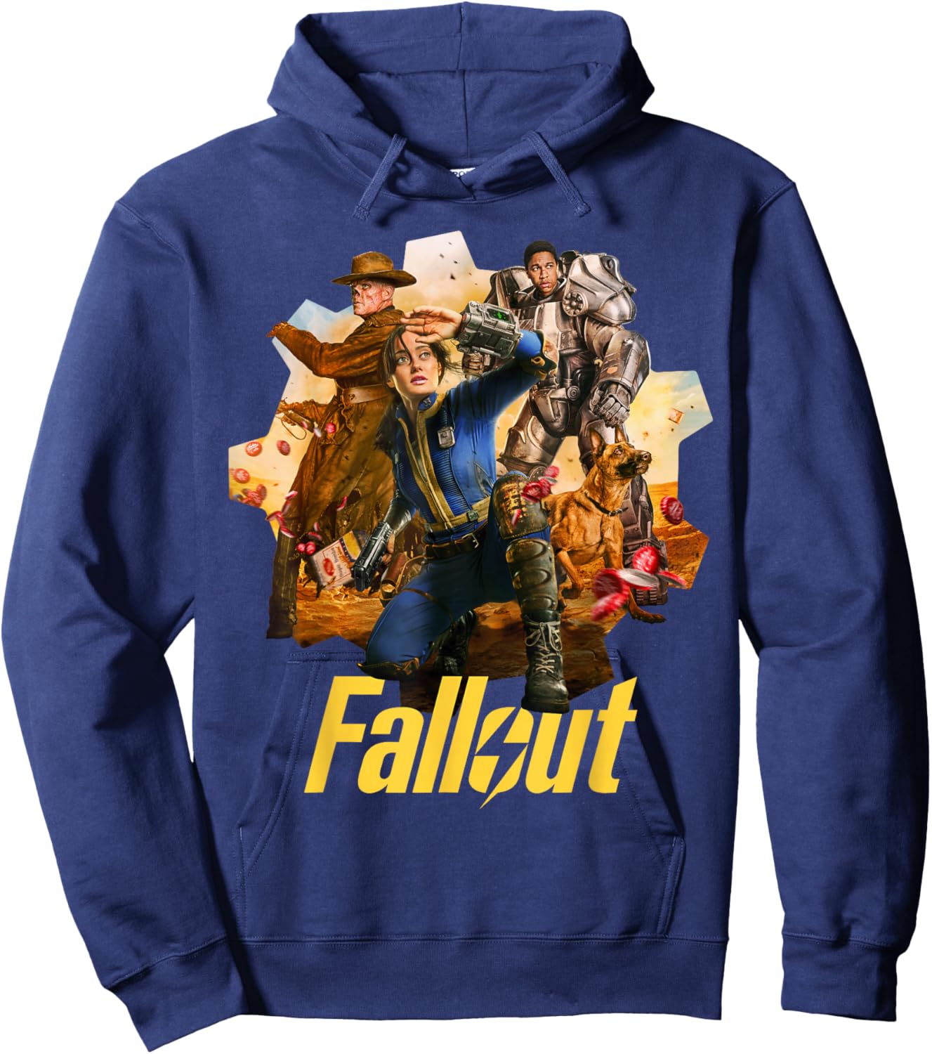 Fallout - Set, Black, S Hoodie - Hoodie | Navy