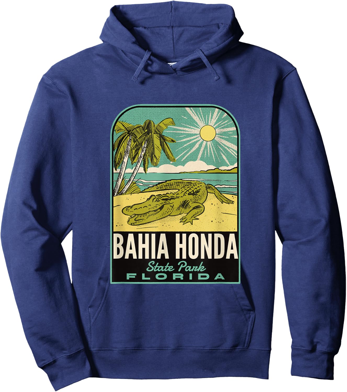 Bahia Honda State Park FL Vintage Travel Hoodie - Hoodie | Navy