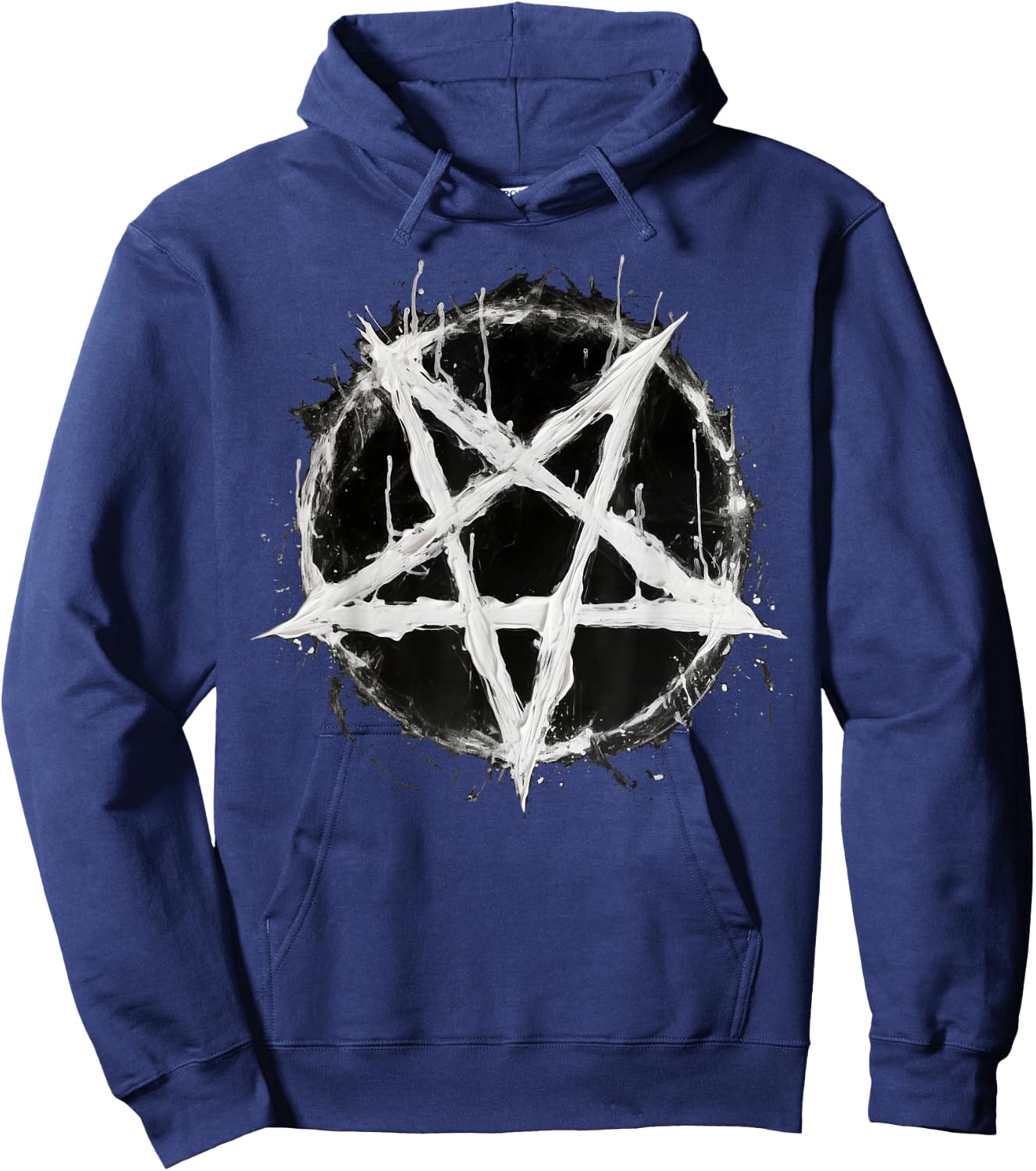 Satanic Devil 666 Pentagram , black Hoodie - Hoodie | Navy