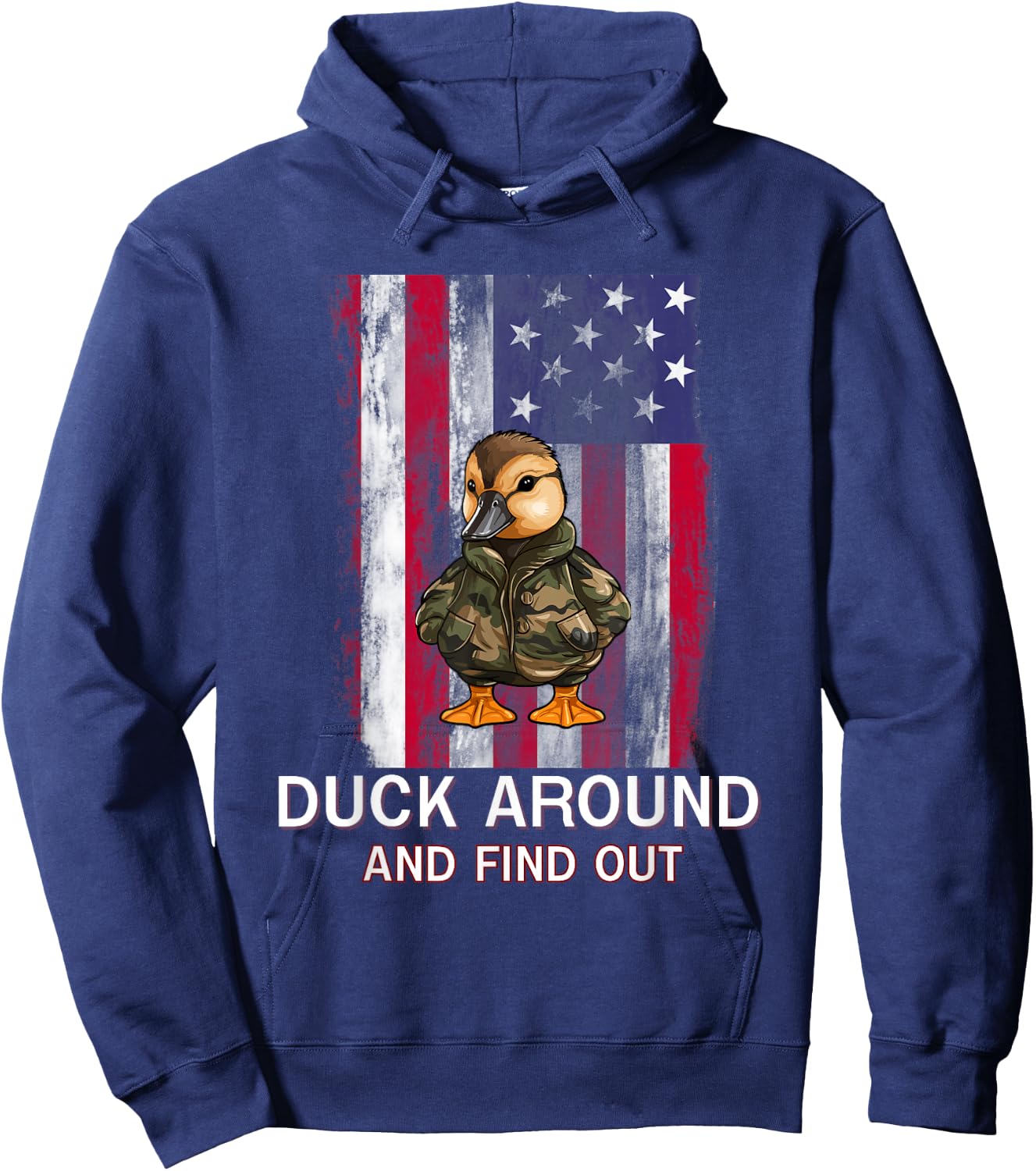 Duck Around and Find Out Hoodie - Hoodie | Navy