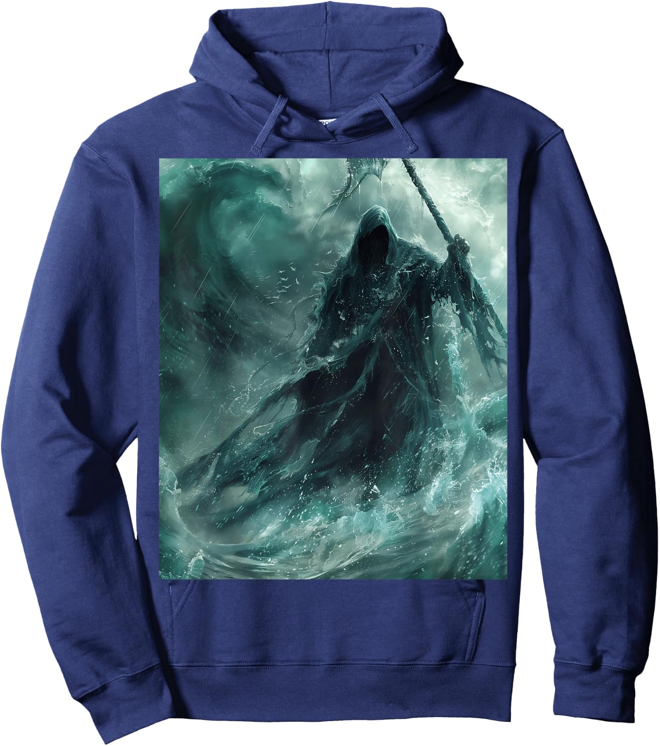 Mythical Grim Reaper by Storm Hoodie - Hoodie | Navy