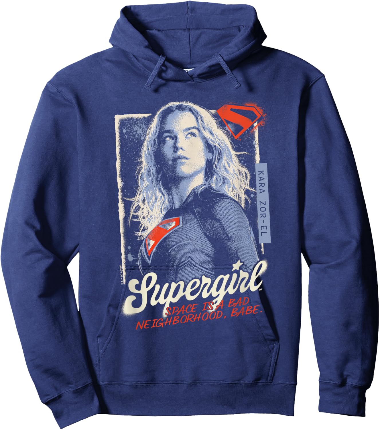 Supergirl 2026 Punk Babe Hoodie - Hoodie | Navy