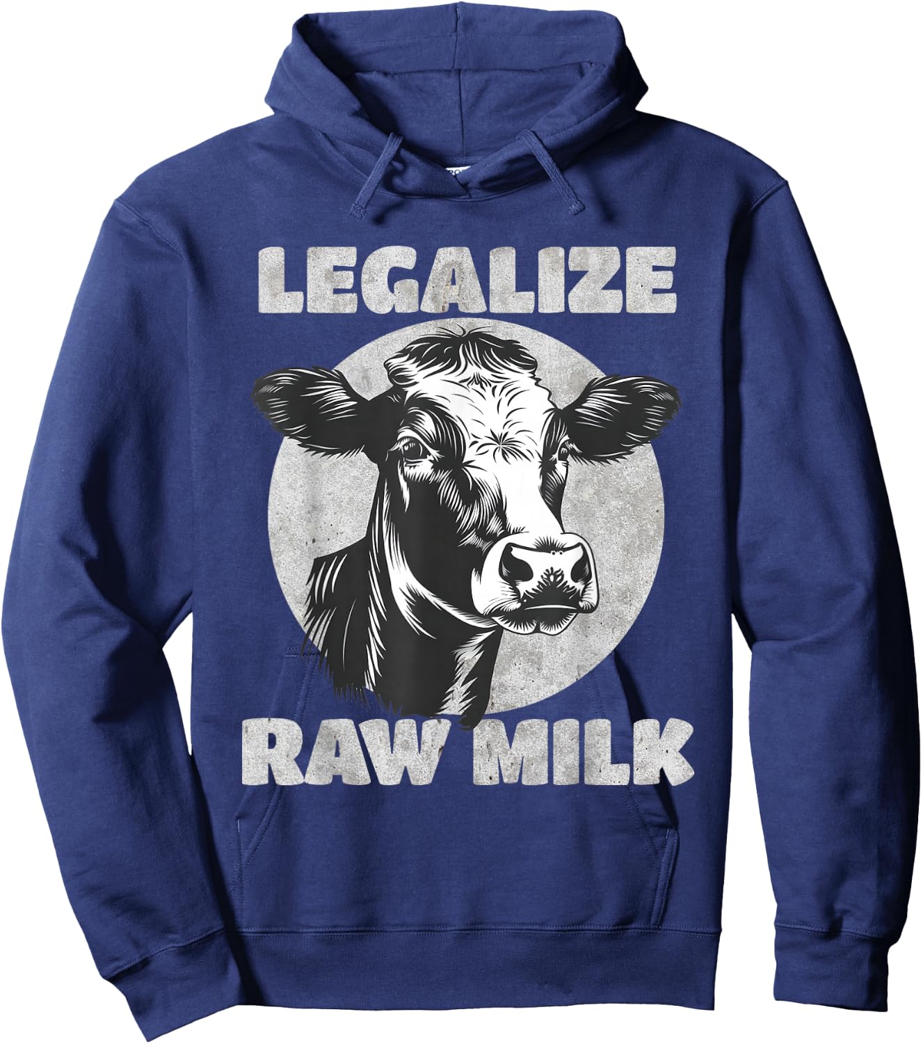 Legalize Raw Milk Cow - For Raw Milk Lovers Hoodie - Hoodie | Navy