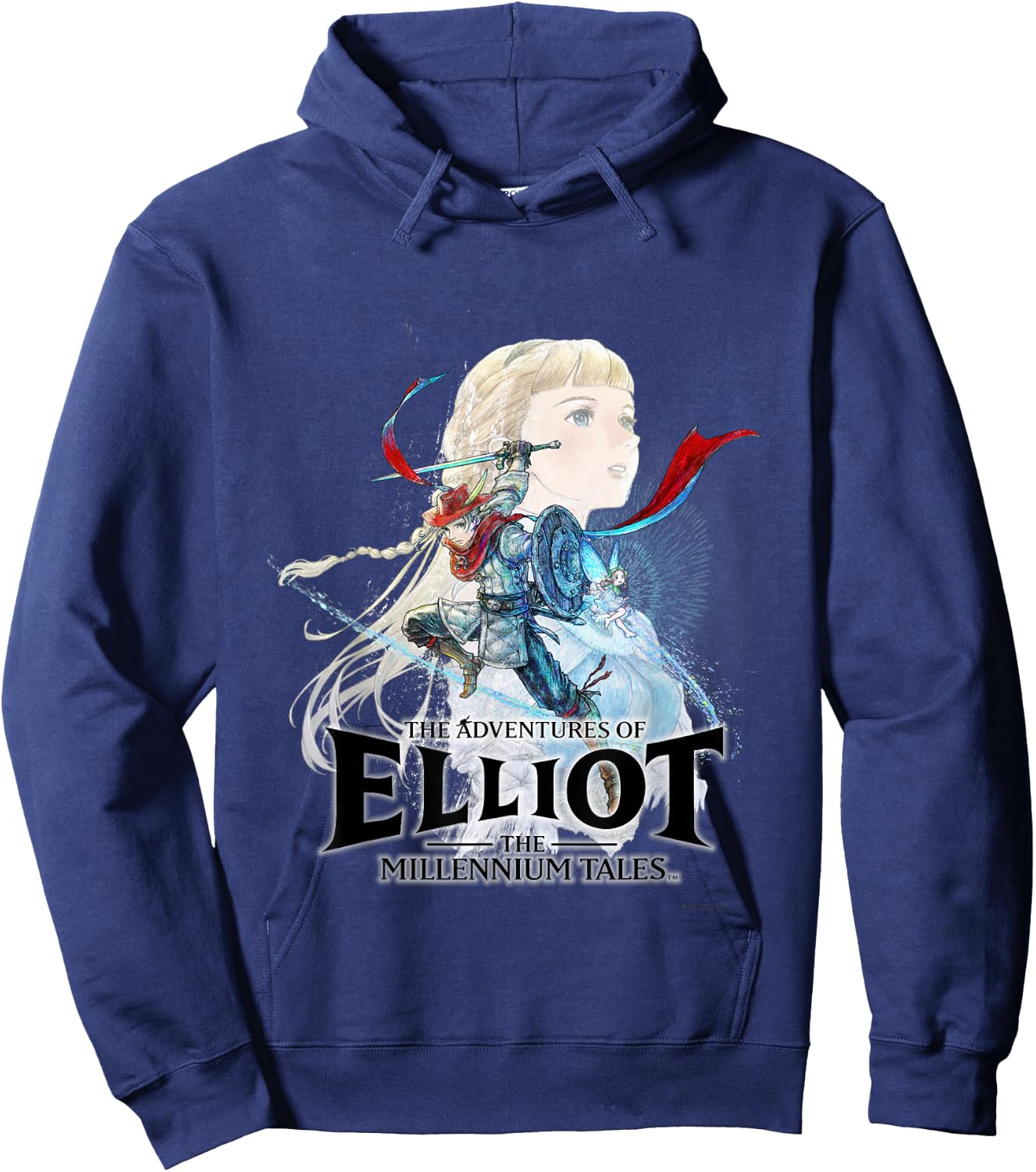 Official THE Adventures of Elliot Box Art Hoodie - Hoodie | Navy