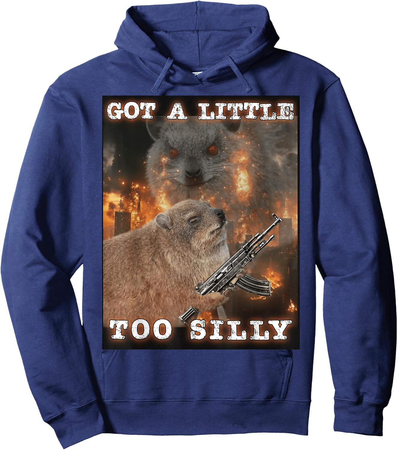 Funny Meme Hoodie - Hoodie | Navy