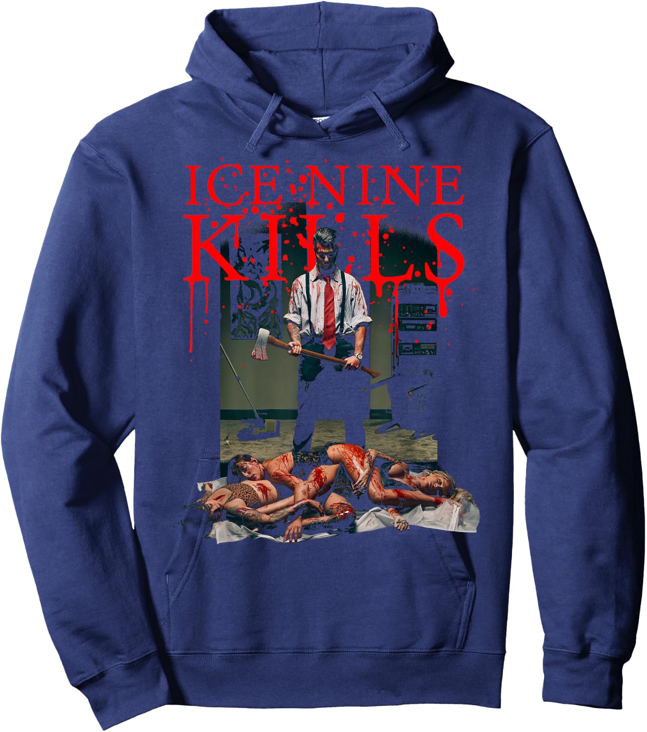 Ice Nine Kills - Bloody , black Hoodie - Hoodie | Navy
