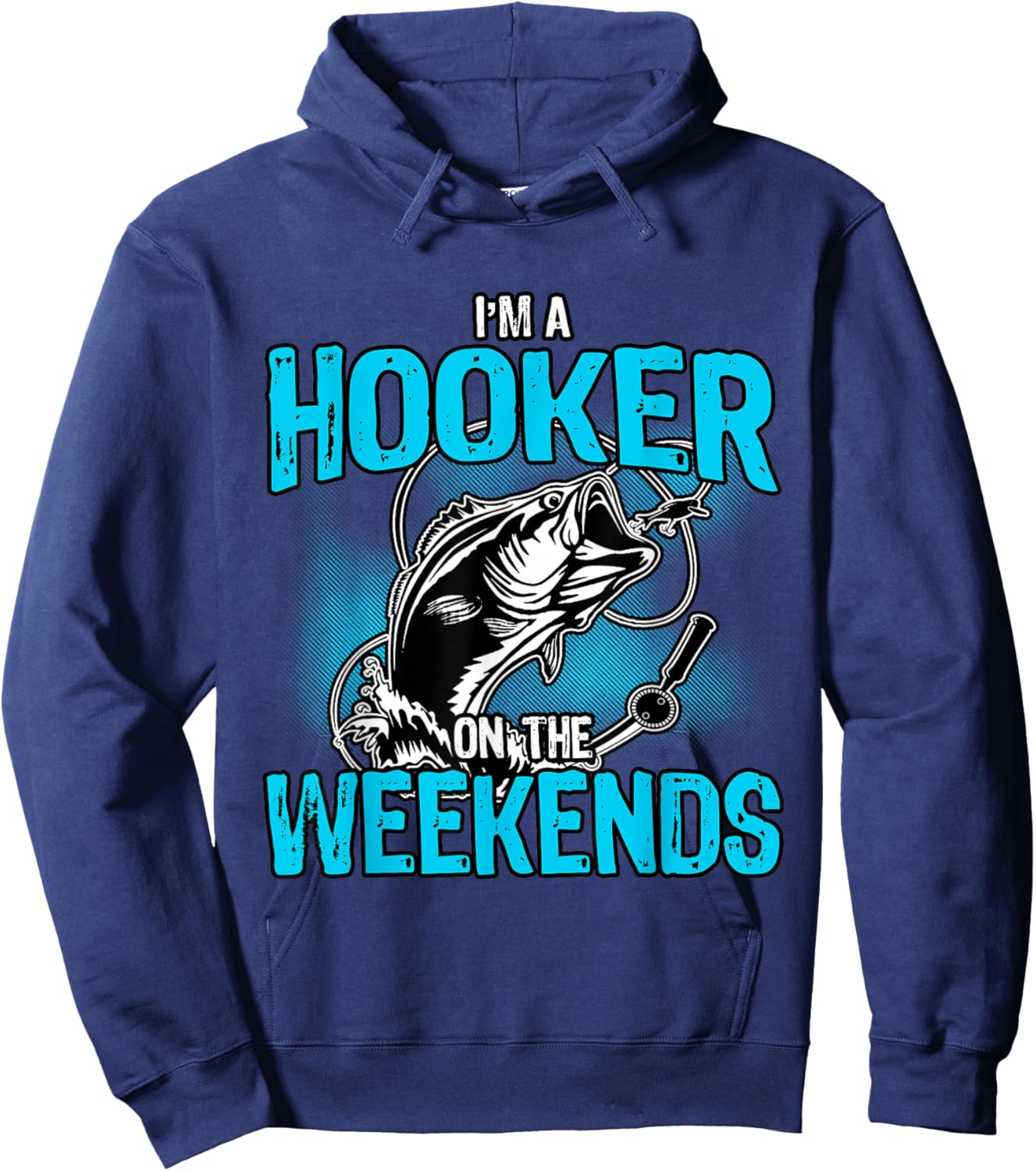 I'm A Hooker On The Weekends Hoodie - Hoodie | Navy